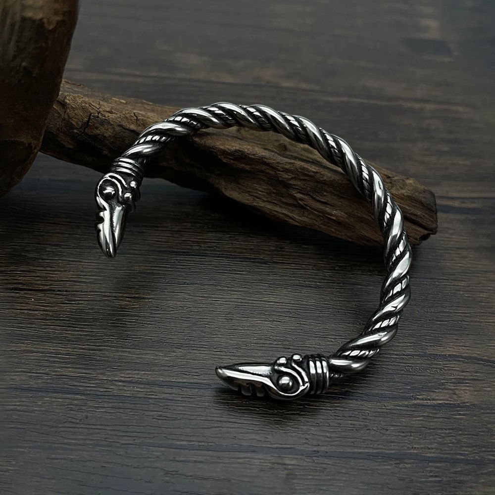 Other Vintage Viking Eagle Head Bracelet Size ONE SIZE - 1 Thumbnail