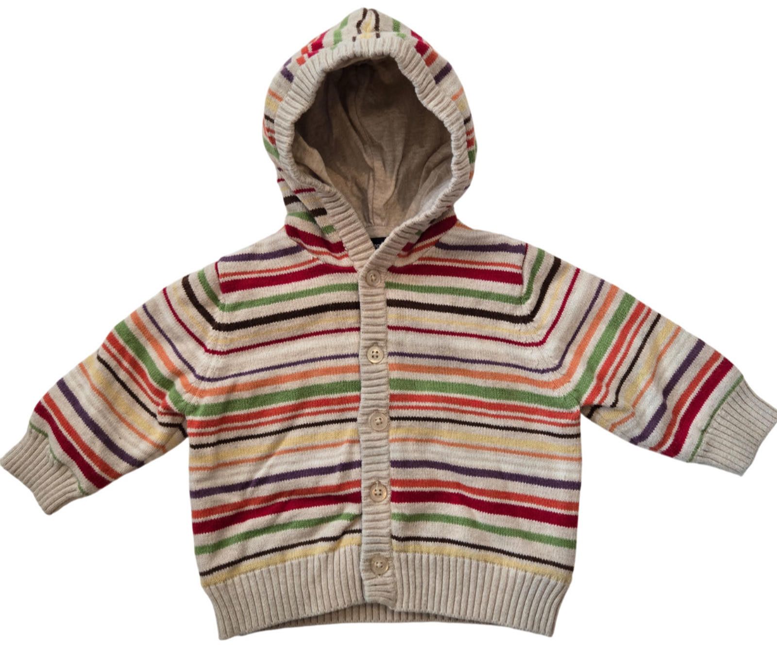 Gap Baby Gap Hoodie Sweater Striped Long Sleeved 3-6 Months Size ONE SIZE - 1 Thumbnail