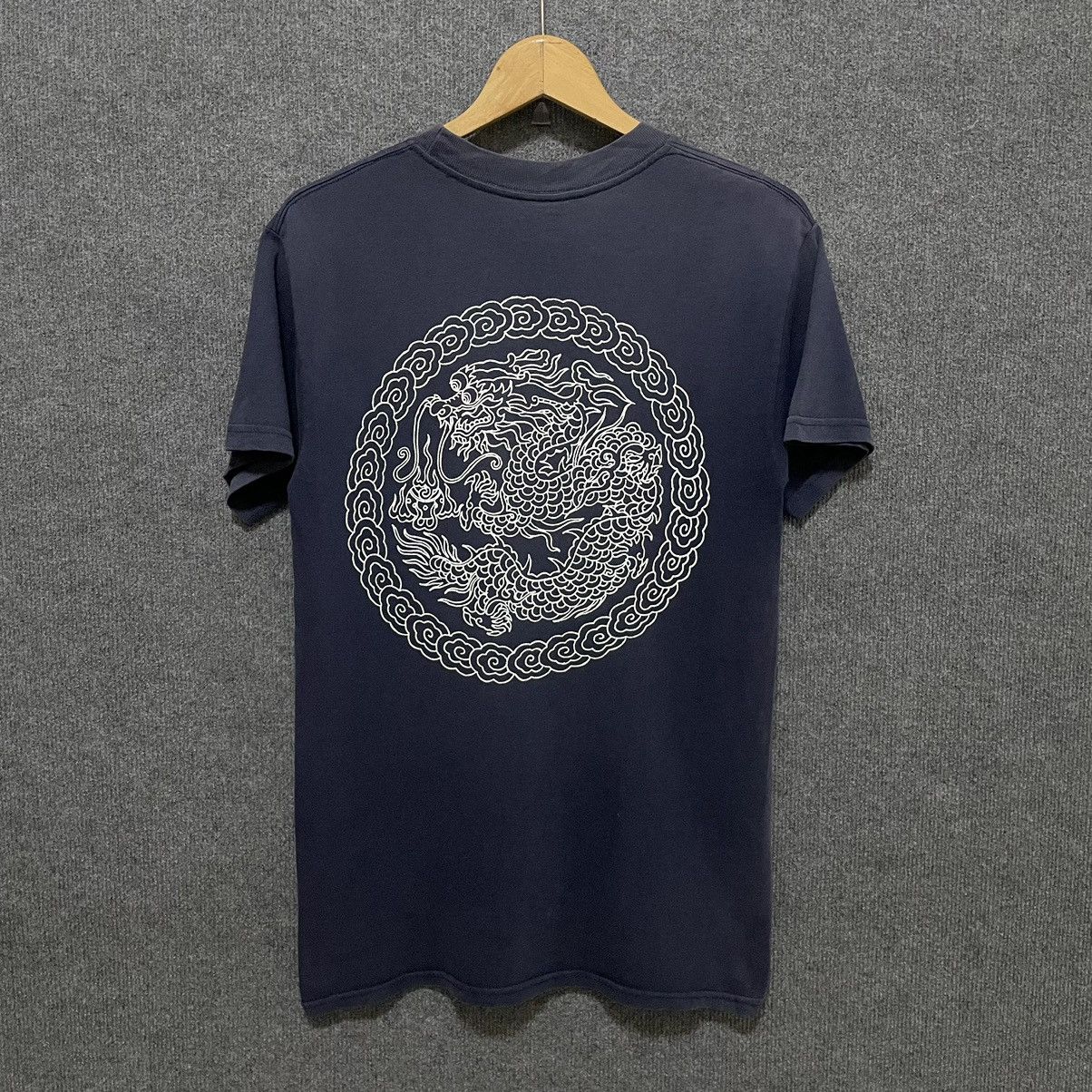 Affliction × Vintage Vintage Y2K Dragon Affliction Faded Navy T Shirt Size US S / EU 44-46 / 1 - 1 Thumbnail
