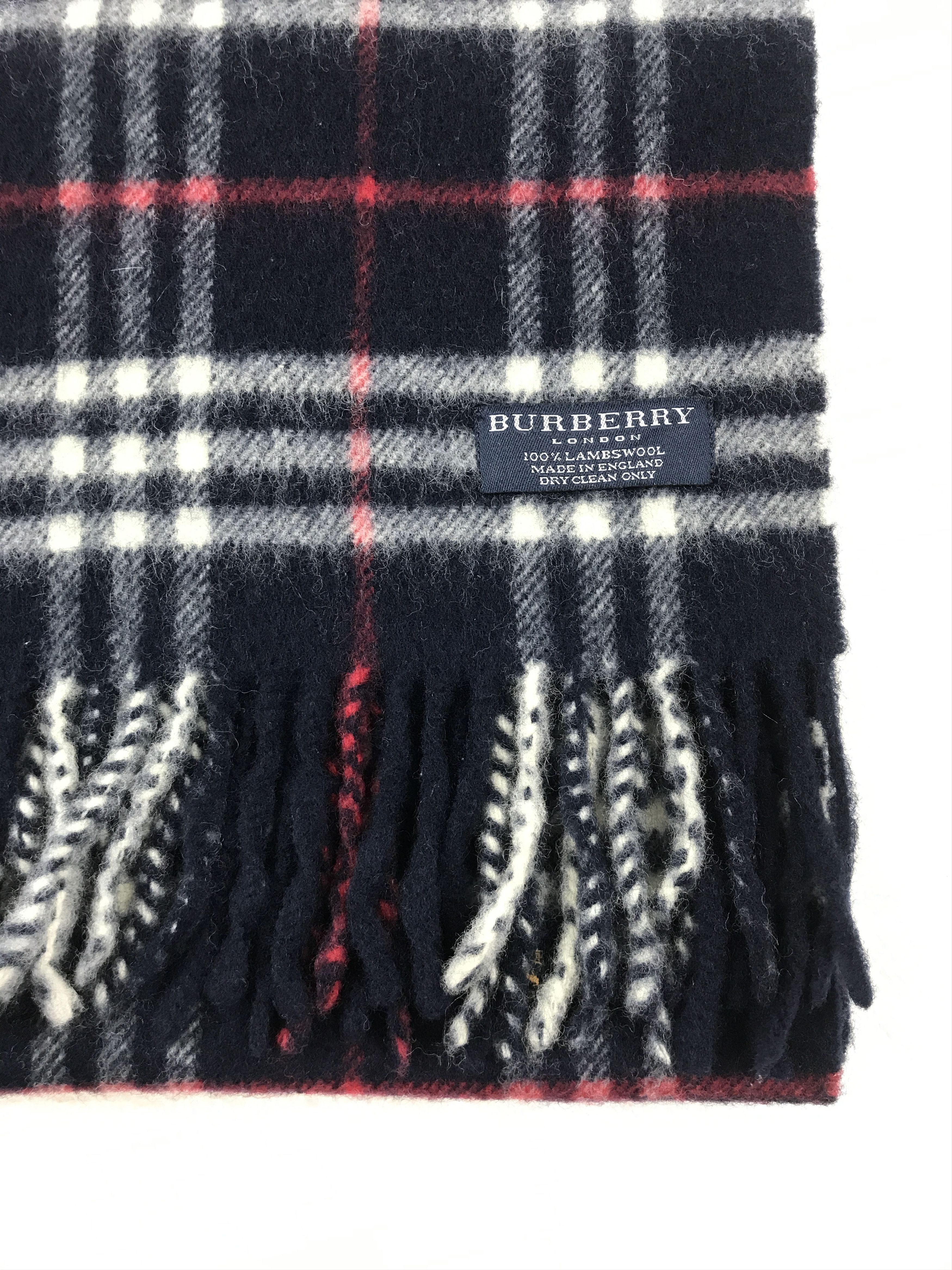 Burberry × Vintage Vintage Burberry Scarf Muffler Wool Cashmere Novacheck Size ONE SIZE - 3 Thumbnail