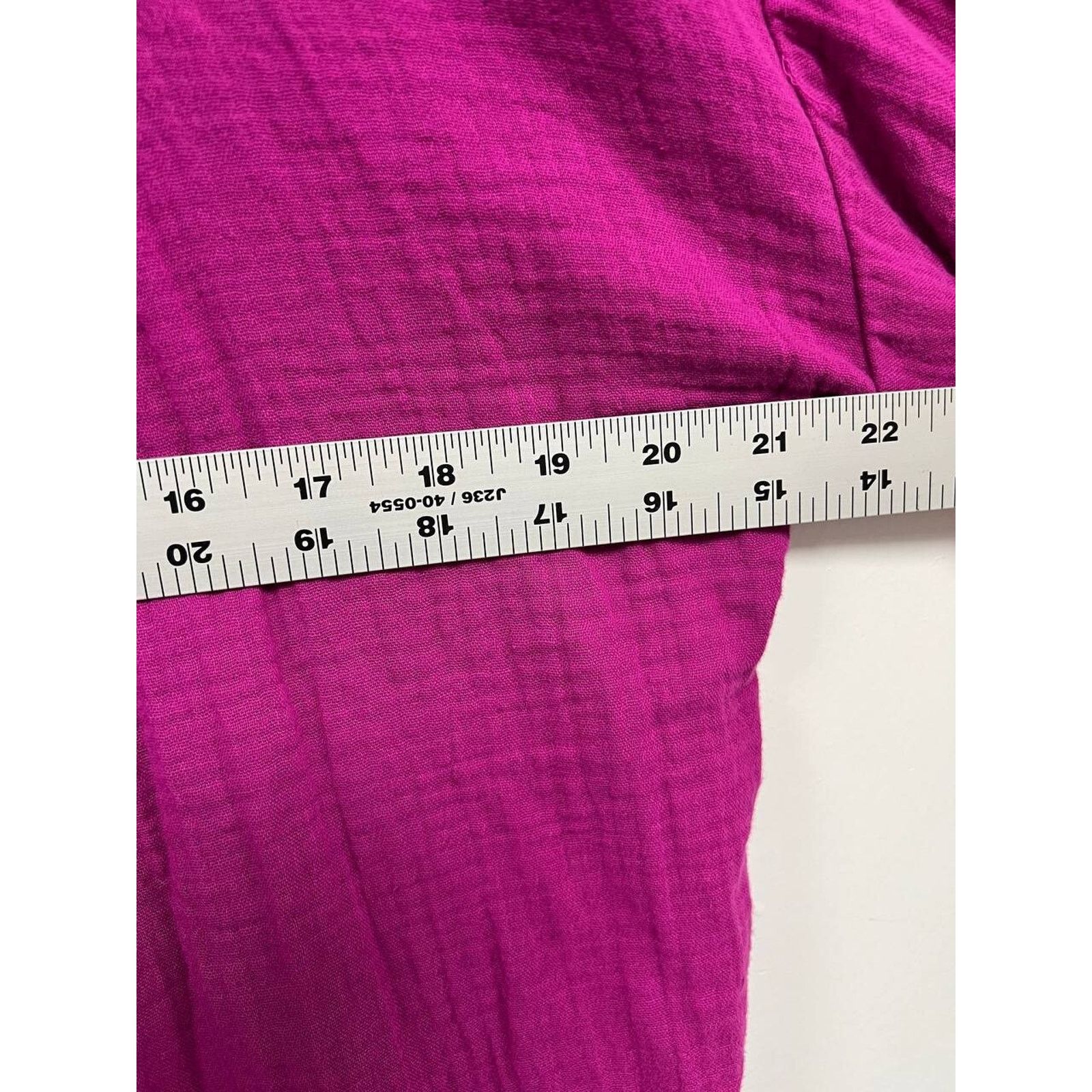 Young Fabulous & Broke Young Fabulous & Broke Fuchsia Gauze Cotton Size XS A000020 Size XS / US 0-2 / IT 36-38 - 4 Thumbnail