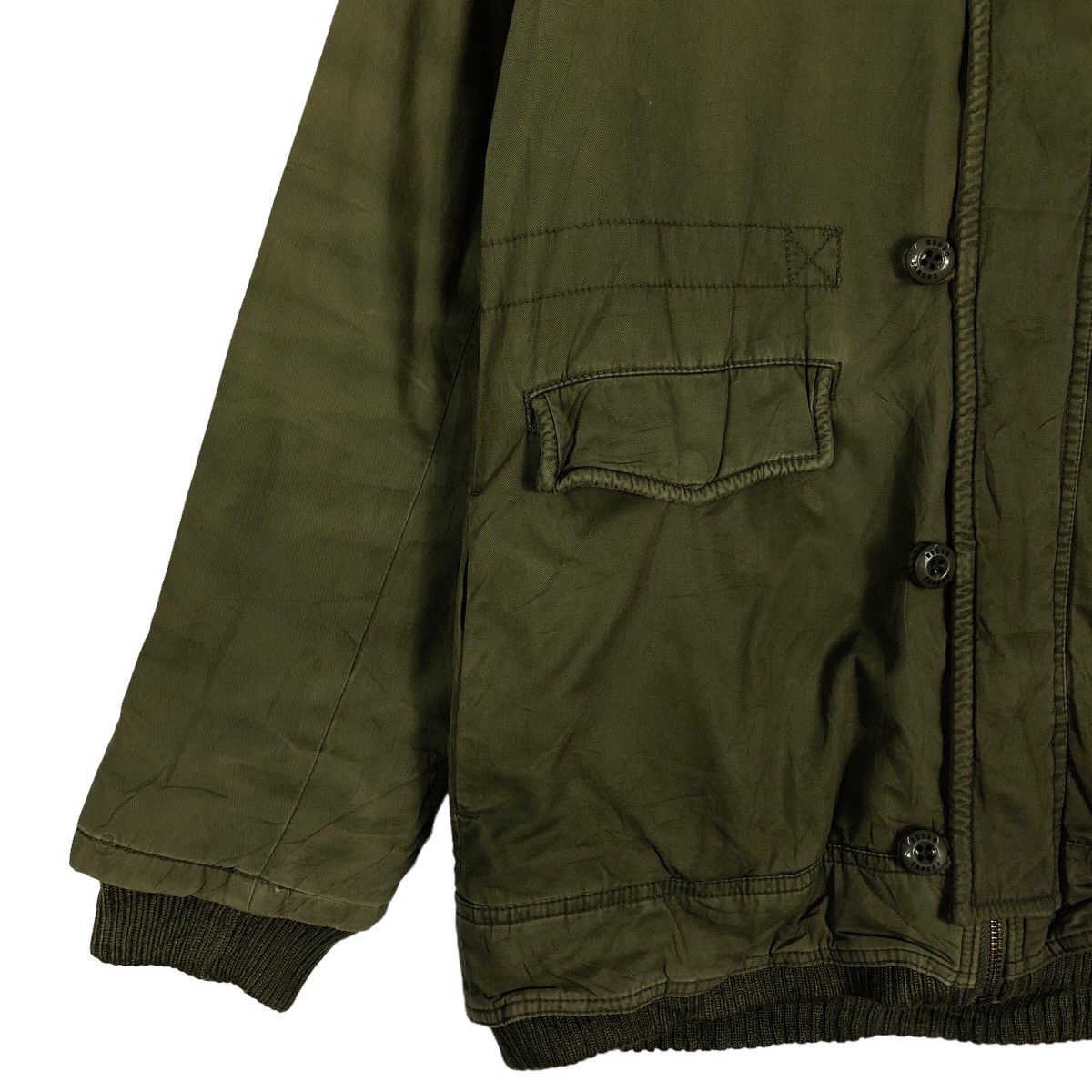 Japanese Brand 🔥Fish Tail Parka Jacket Punk Design Rodeo Crowns Mink Fur Size US M / EU 48-50 / 2 - 6 Thumbnail