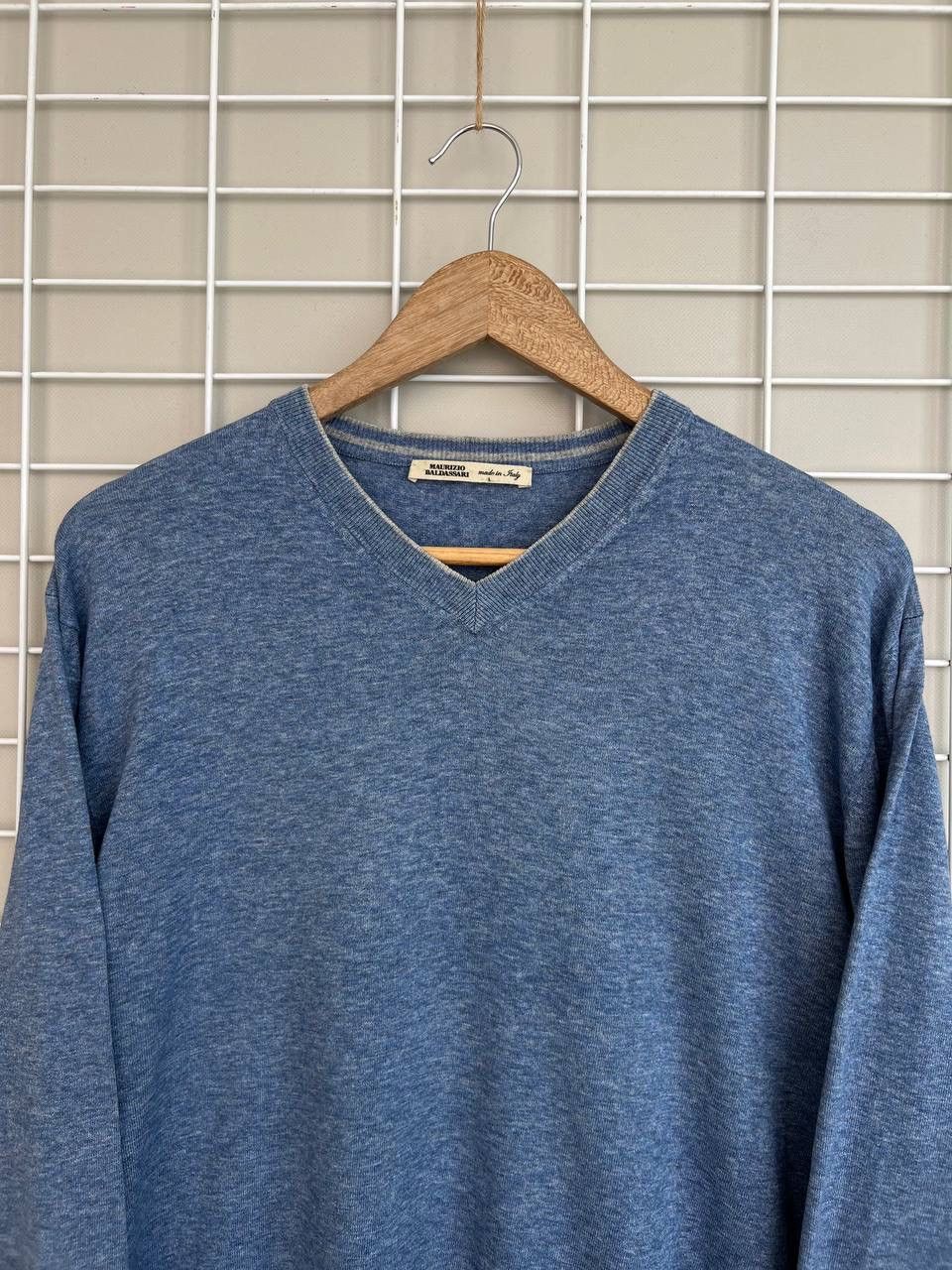Maurizio Baldassari Maurizio Baldassari V-Neck Knit Sweater Mens Size M/L Jumper Size US L / EU 52-54 / 3 - 2 Thumbnail