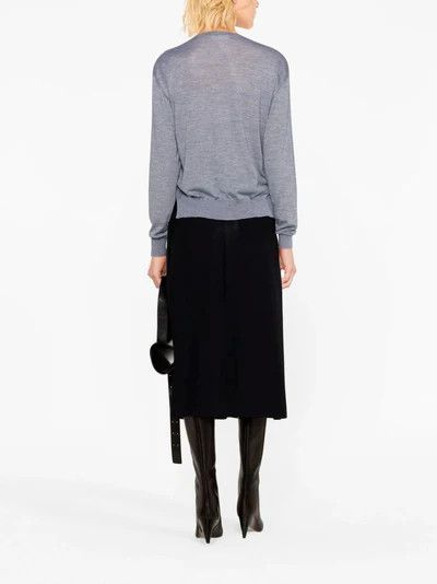 Jil Sander o1y1025 Crewneck Sweater in Slate Gray Size XS / US 0-2 / IT 36-38 - 3 Thumbnail