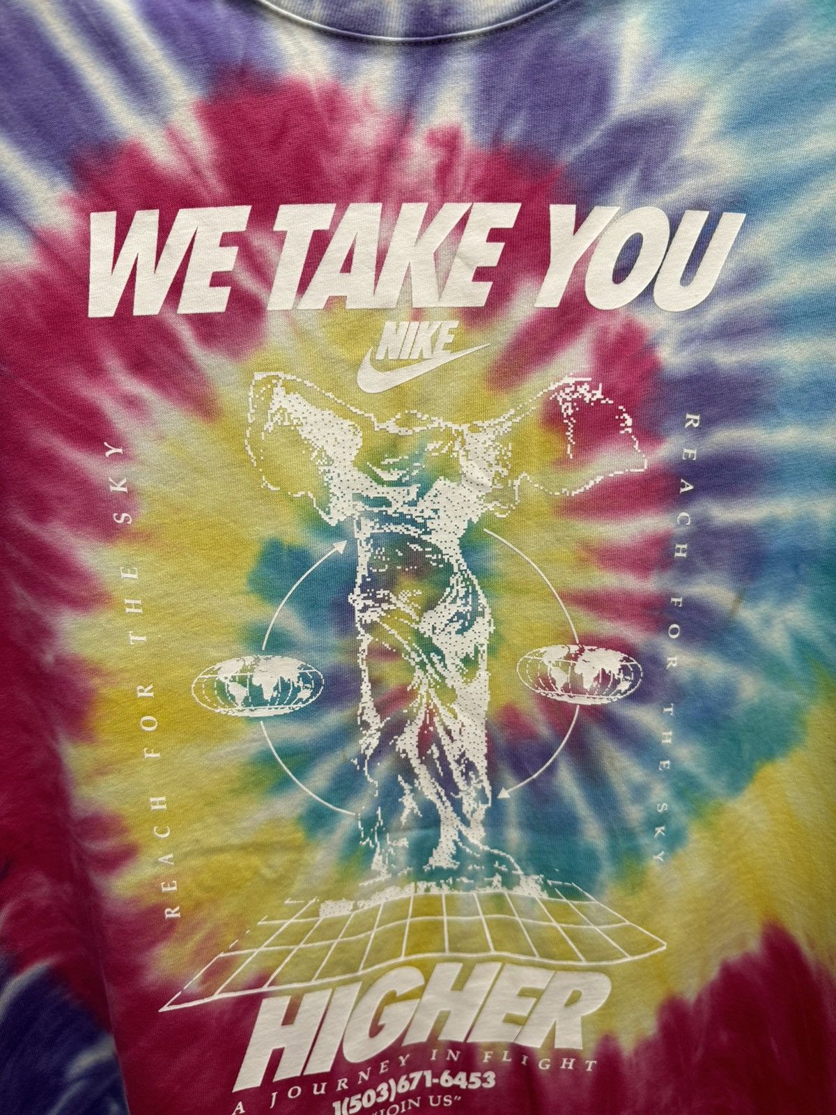 Nike Nike we take you higher a journey in tie-dye Xl Xxl t-shirt Size US XXL / EU 58 / 5 - 6 Thumbnail