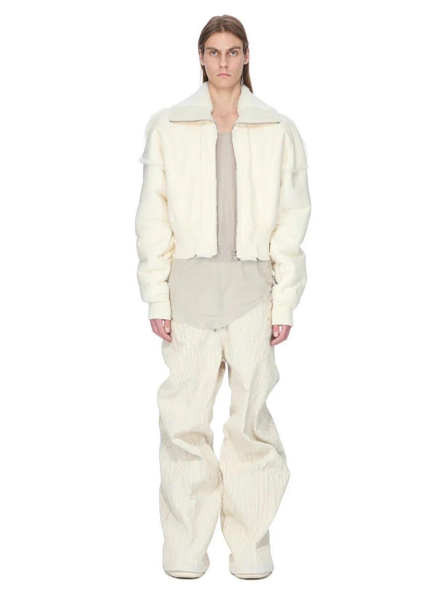 Rick Owens Rick owens 25FW Flight JKT CROPPED Leather Bomber jacket Size US M / EU 48-50 / 2 - 10 Thumbnail