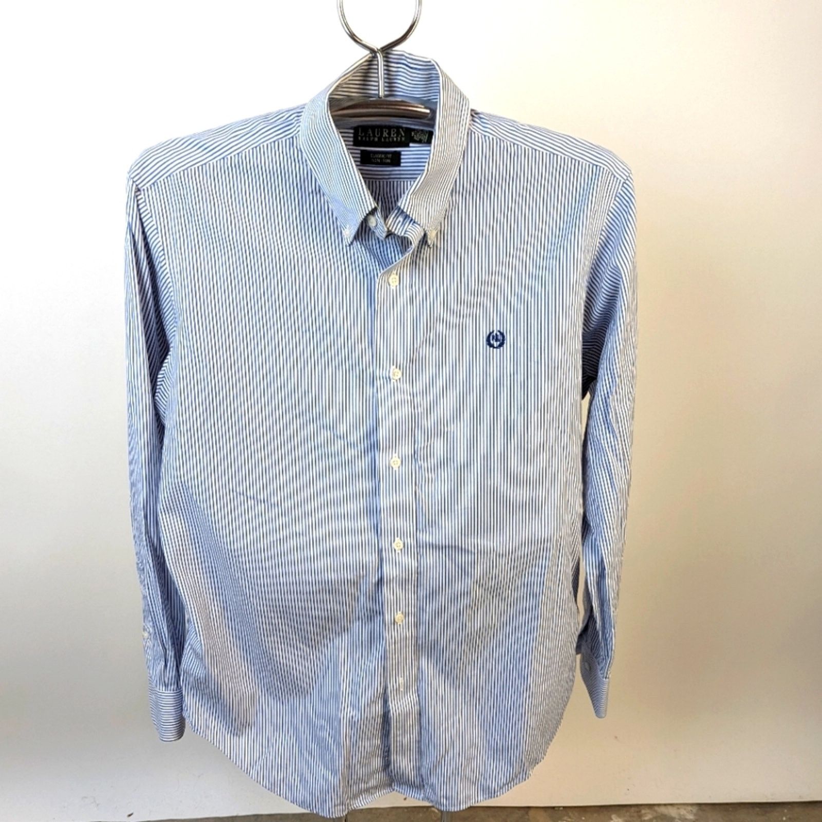 Lauren Ralph Lauren Lauren Ralph Lauren Striped Button Front Shirt - 16 ,34/35 Size US XXS / EU 40 - 1 Thumbnail