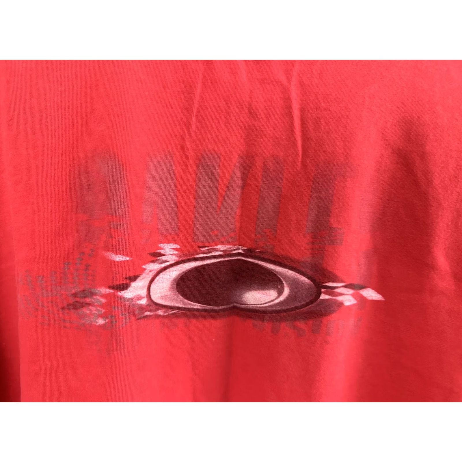 Oakley VTG OAKLEY Big Spellout O Logo Graphic Double Sided Red T-Shirt 2XL Mens Size XXL Size US XXL / EU 58 / 5 - 4 Thumbnail