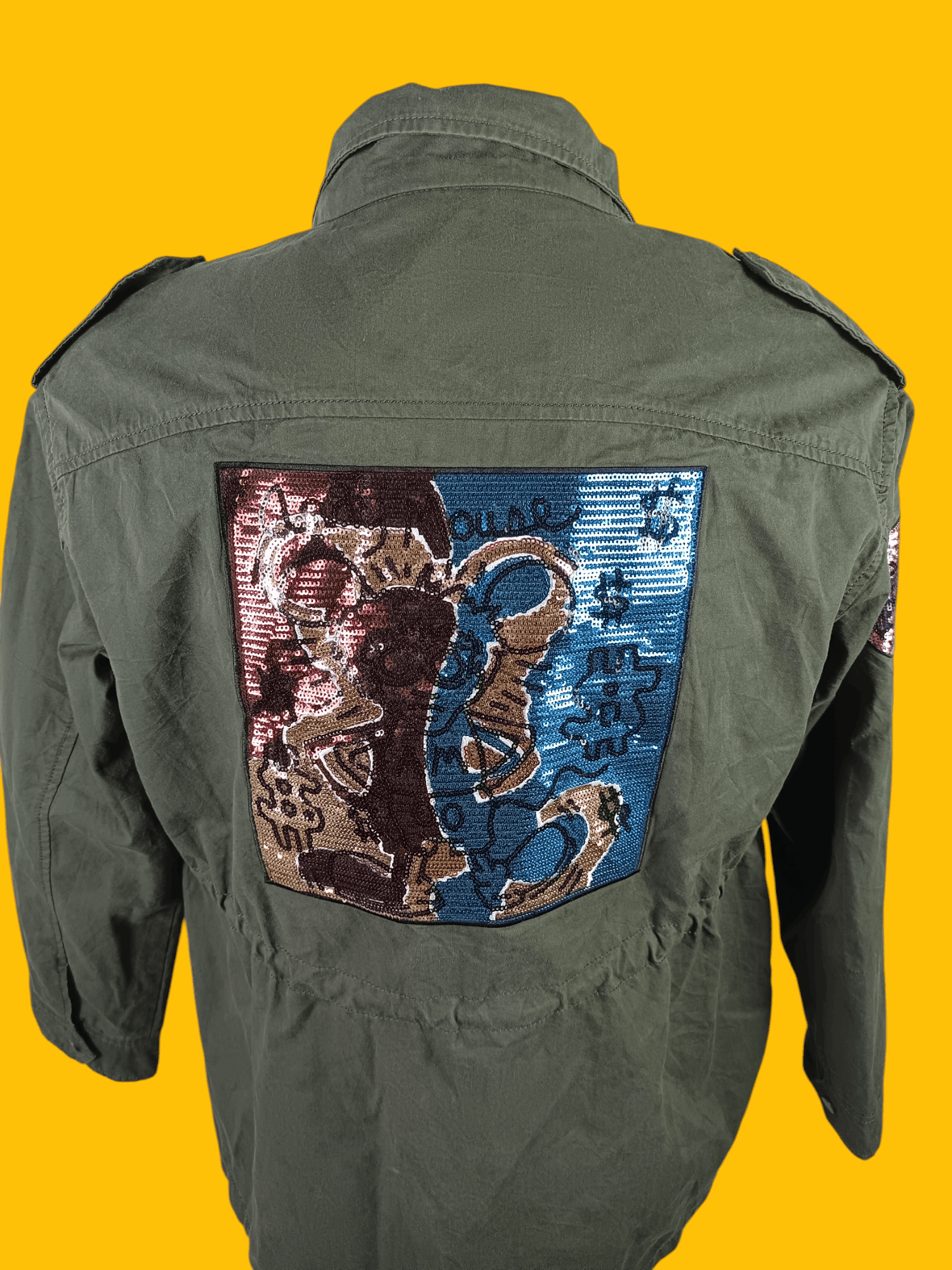 Designer × Japanese Brand × Keith Haring GGPX X KEITH HARING ANDY MOUSE Parka Jacket Size US M / EU 48-50 / 2 - 9 Thumbnail