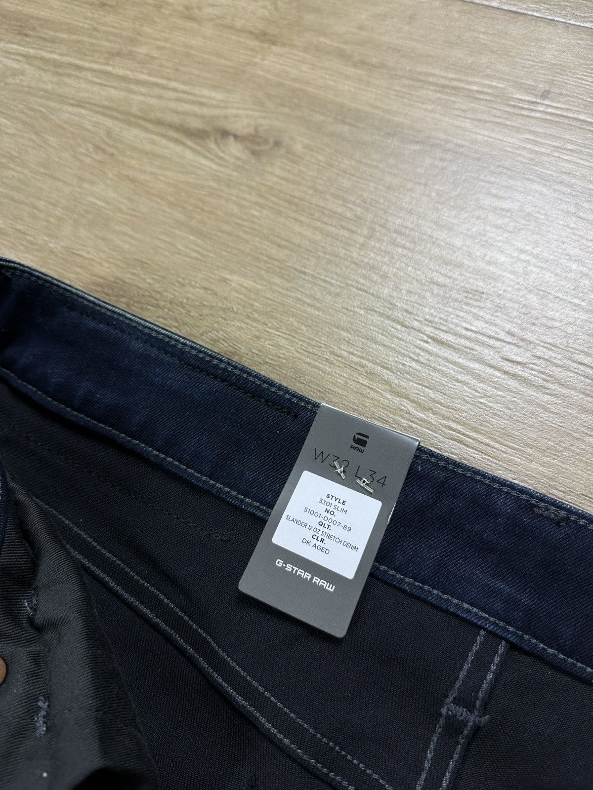 G-Star NEW🏷️ G-Star Raw 3301 Slim Denim Jeans Size US 32 / EU 48 - 5 Thumbnail