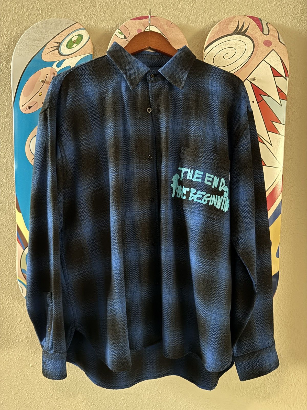 Awake NY Awake NY bone flannel Size US L / EU 52-54 / 3 - 2 Thumbnail