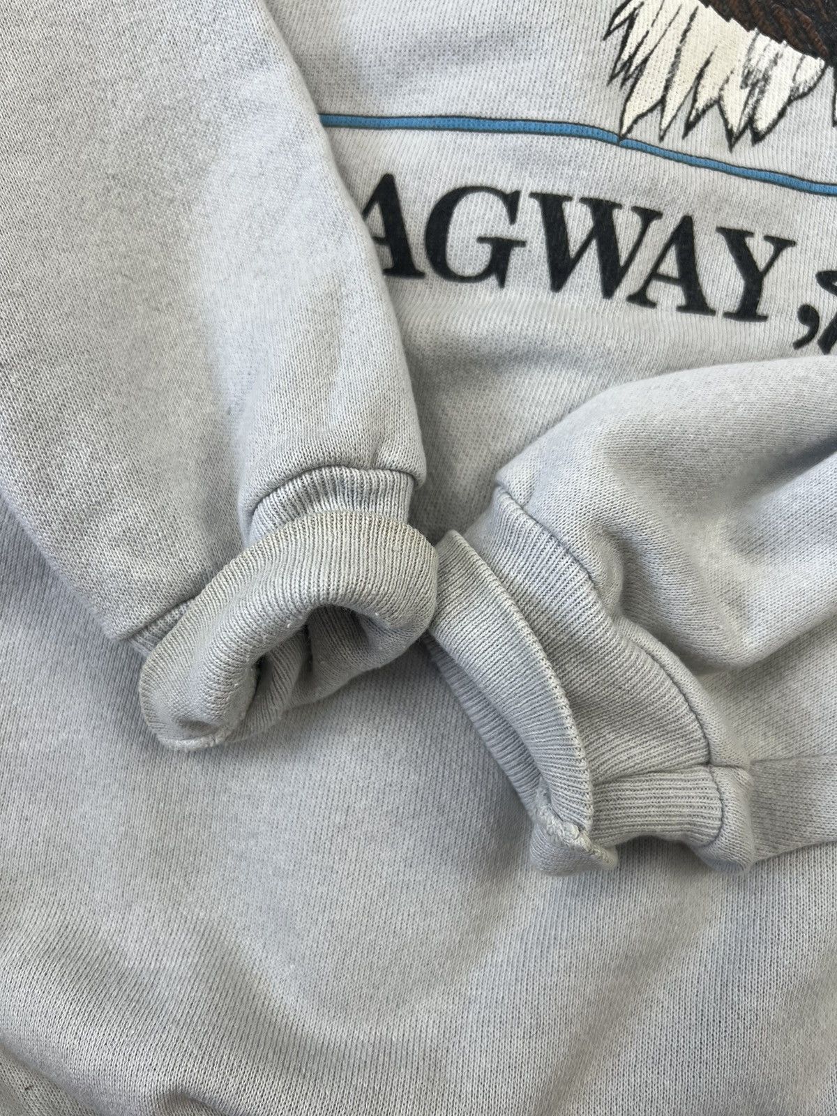 Vintage Vintage 1985 Skagway Alaska Hanes Sweatshirt Eagle Print Size US L / EU 52-54 / 3 - 8 Thumbnail