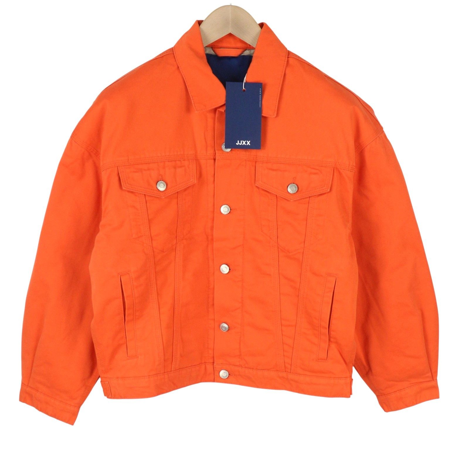 Jack & Jones MOCCA CANVAS S Red Orange Oversized Denim 88044 Size S / US 4 / IT 40 - 2 Thumbnail