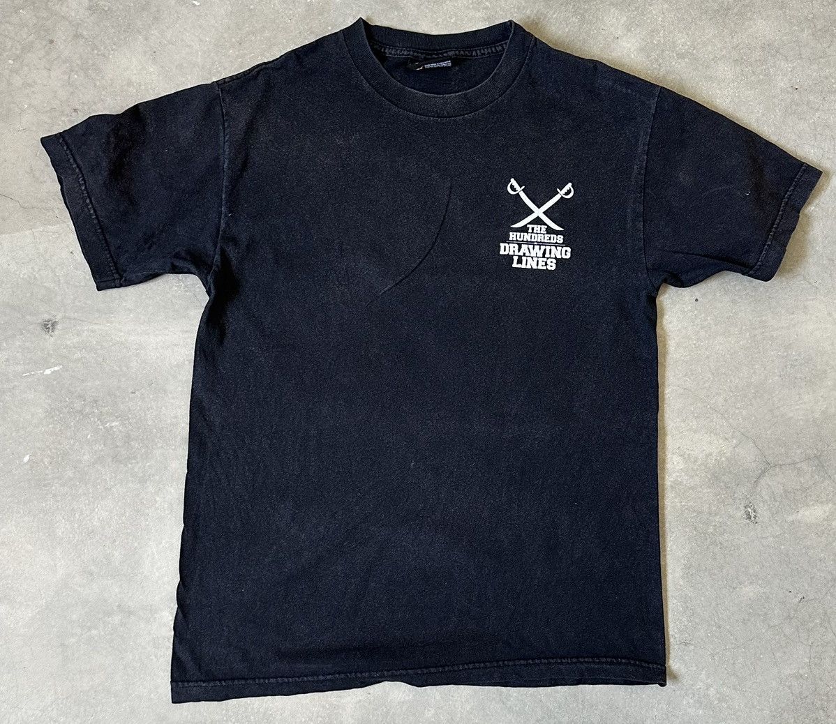 The Hundreds VINTAGE THE HUNDREDS DRAWING LINES BLACK TEE Size US M / EU 48-50 / 2 - 2 Thumbnail