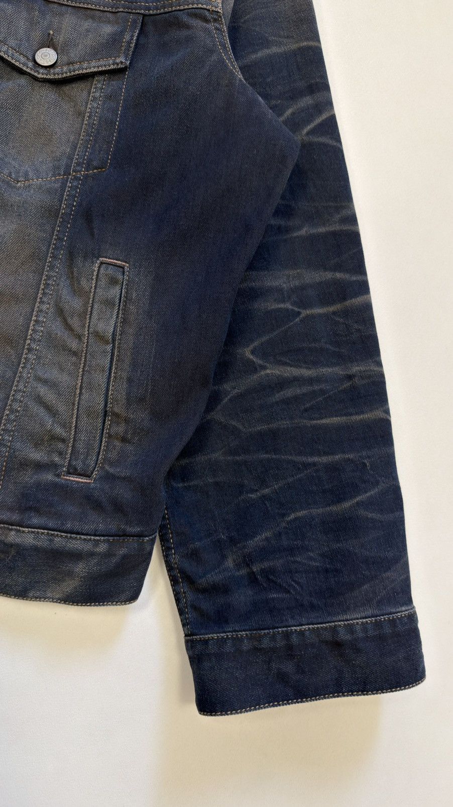 Acne Studios Studded Dirty Washed Oversized Denim Jacket Size US M / EU 48-50 / 2 - 10 Thumbnail