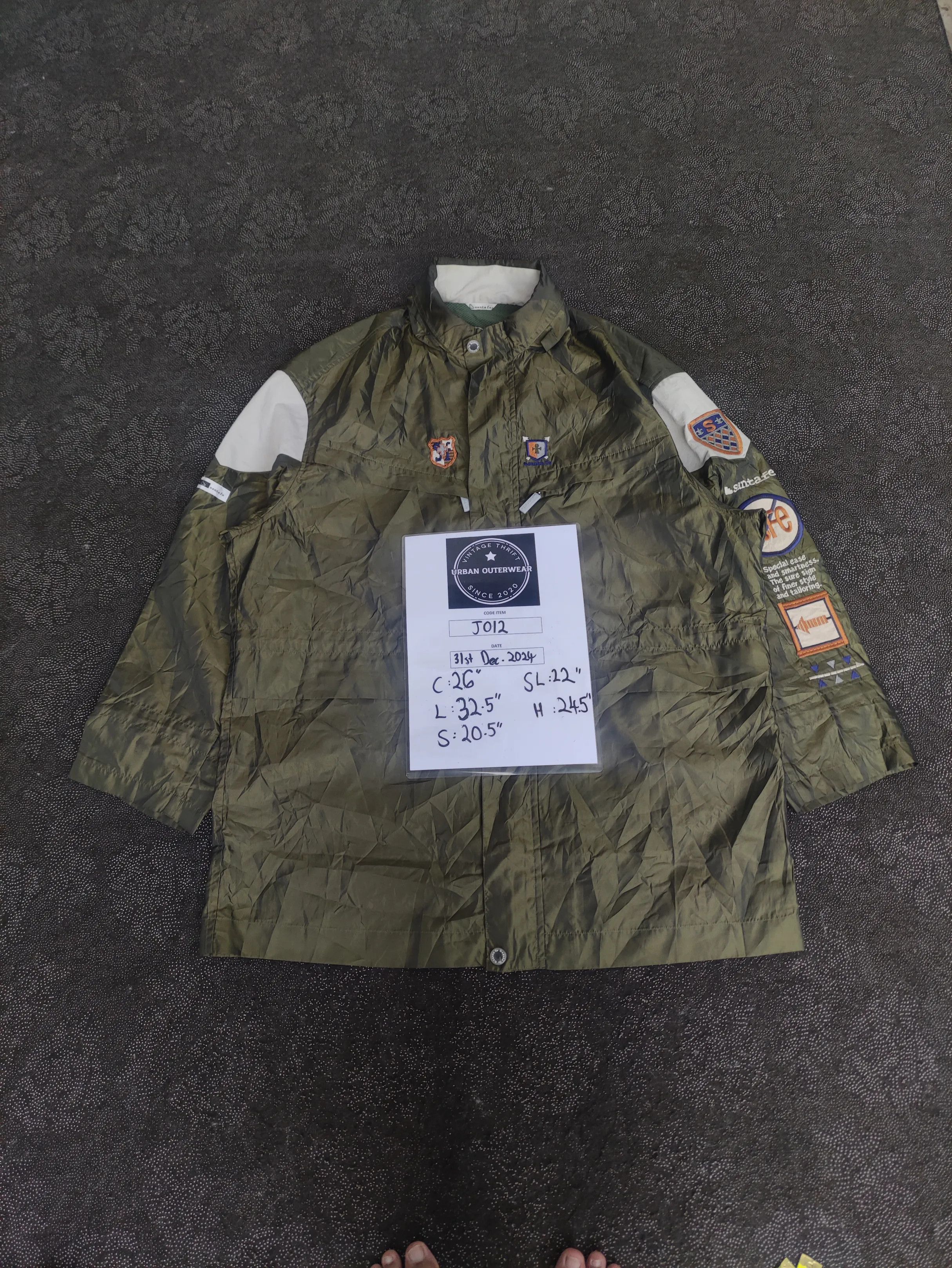 Japanese Brand Vintage Santa Fe Nylon Jacket J012 Size US XL / EU 56 / 4 - 25 Thumbnail