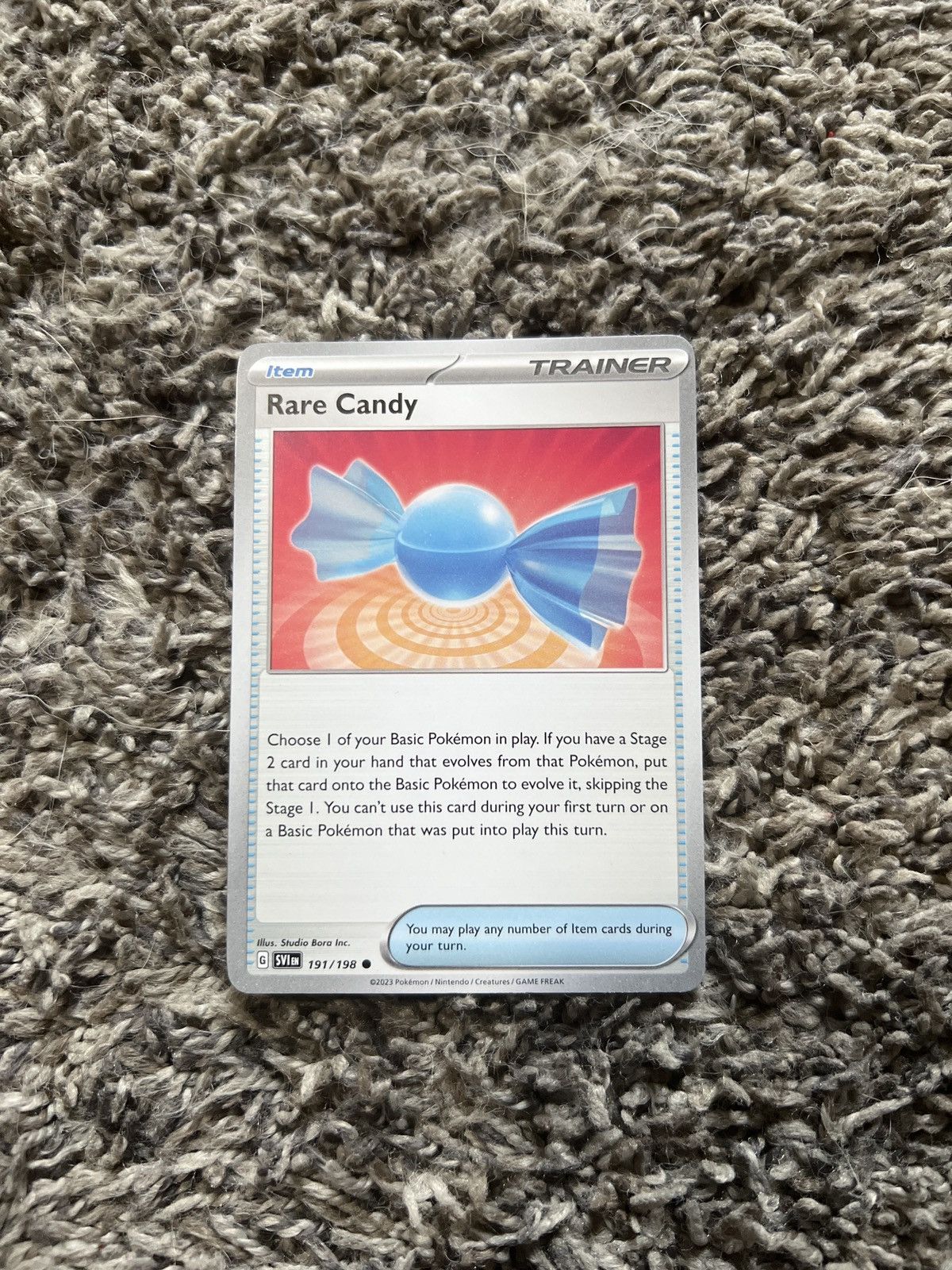 Pokemon 2023 Pokémon Rare Candy Card Size ONE SIZE - 1 Thumbnail