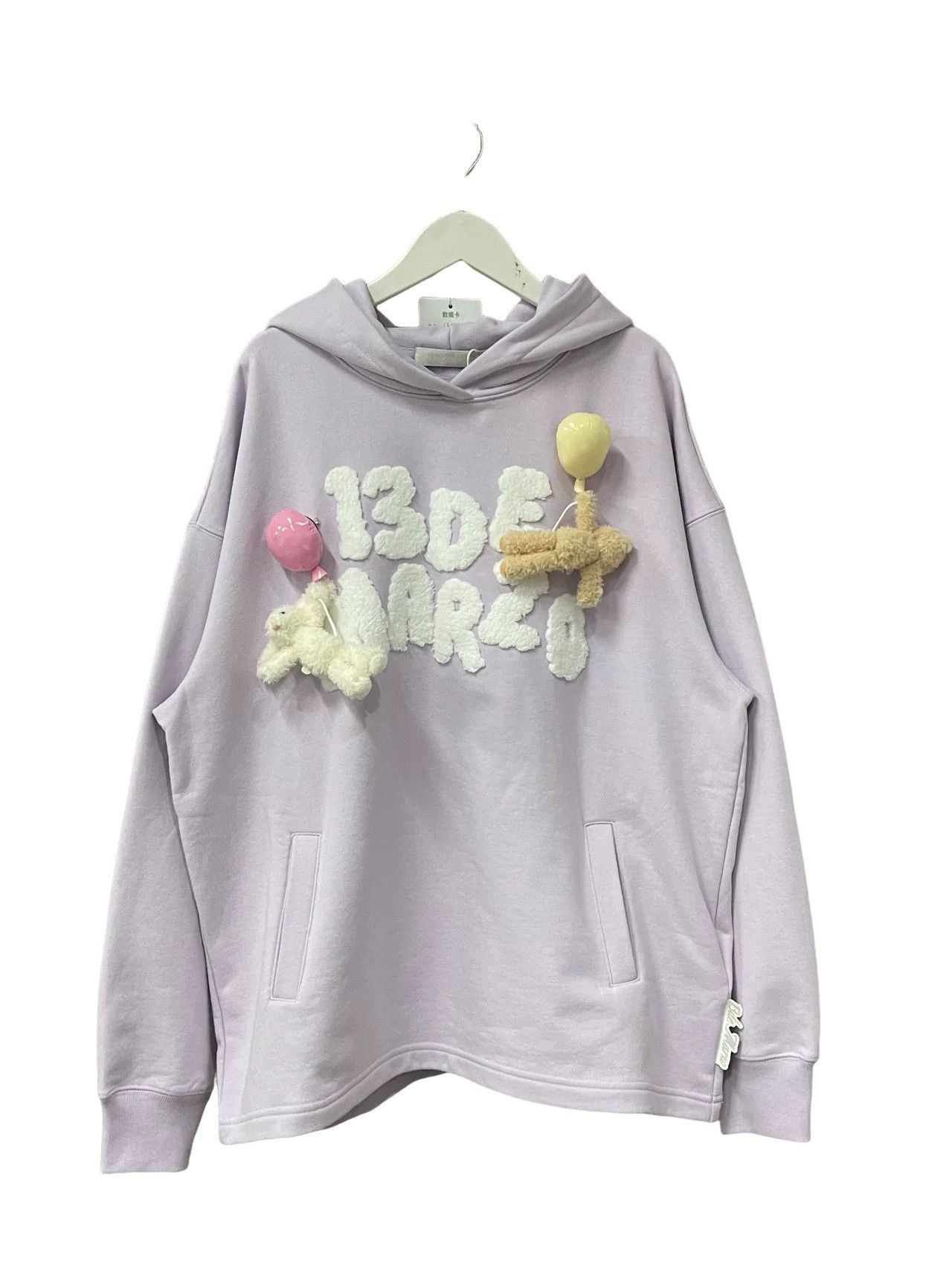 13DE MARZO 13DE MARZO Purple Applique Hoodie Size M Size US M / EU 48-50 / 2 - 1 Thumbnail