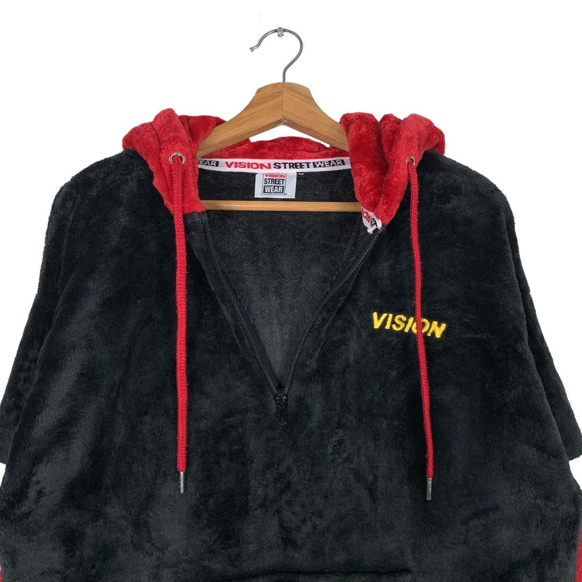Vision Streetwear VISION STREETWEAR HALF ZIP FLEECE PULLOVER HODDIES #0128-C7 Size US M / EU 48-50 / 2 - 13 Thumbnail