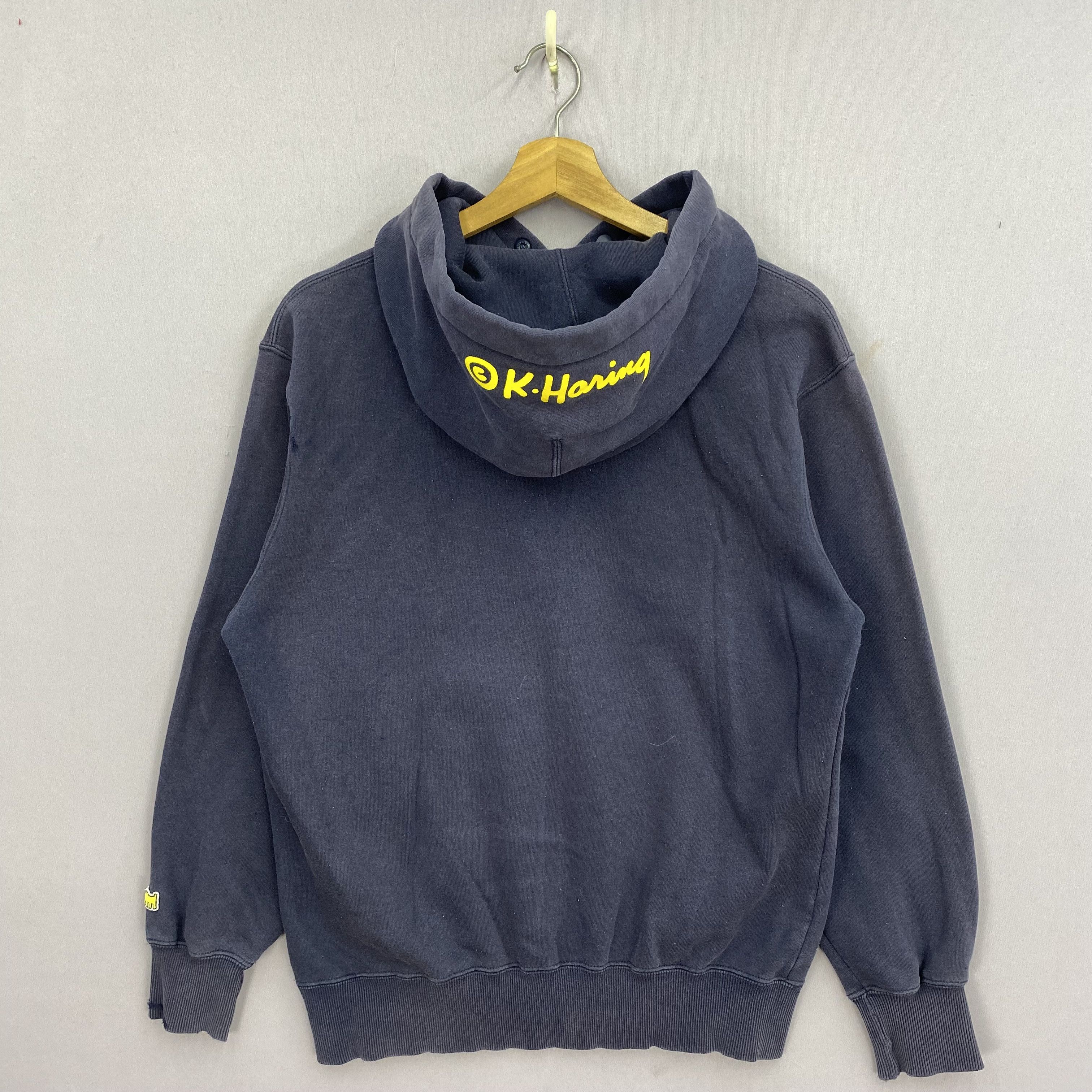 Keith Haring Vintage Keith Haring Sweater Y2K Doodle Artwork Sweatshirt Size US S / EU 44-46 / 1 - 2 Thumbnail