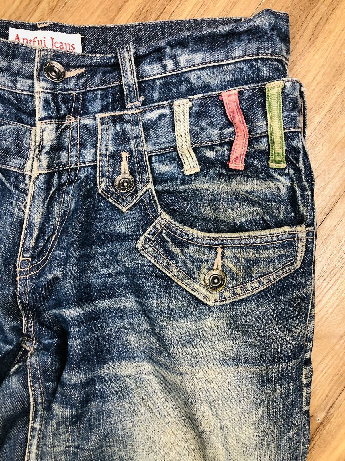 Japanese Brand Rare Vintage ANTFUI JEANS 82 Denim (37) Size US 32 / EU 48 - 7 Thumbnail