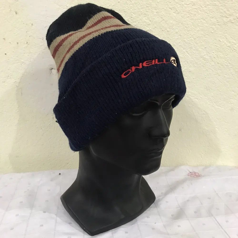 O'Neill × Vintage Oneill Stripe Design Beanie Hat Size ONE SIZE - 3 Thumbnail