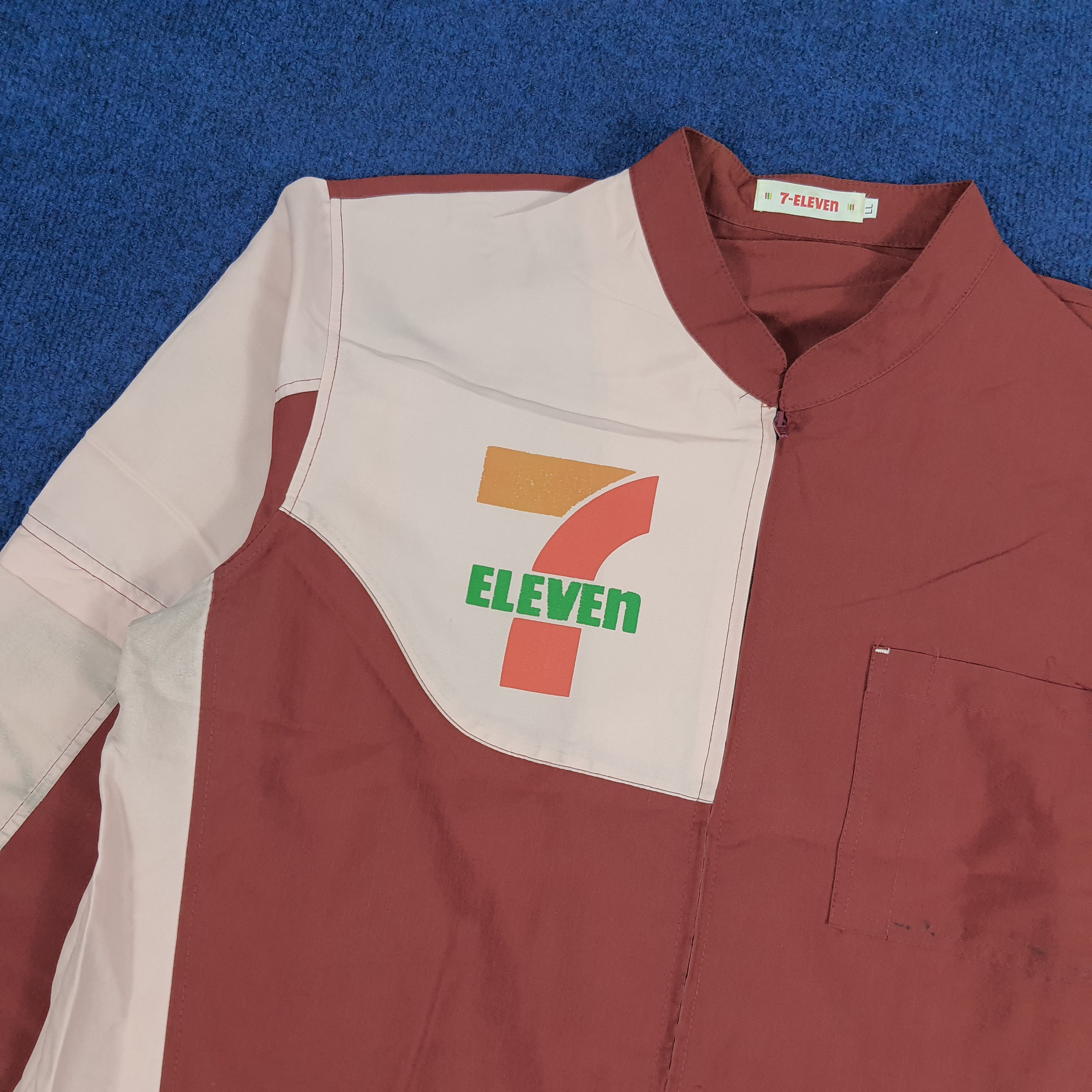 Japanese Brand × Vintage Vintage 7 Eleven Japan Edition Work Staff Uniform Jacket Size US L / EU 52-54 / 3 - 2 Thumbnail