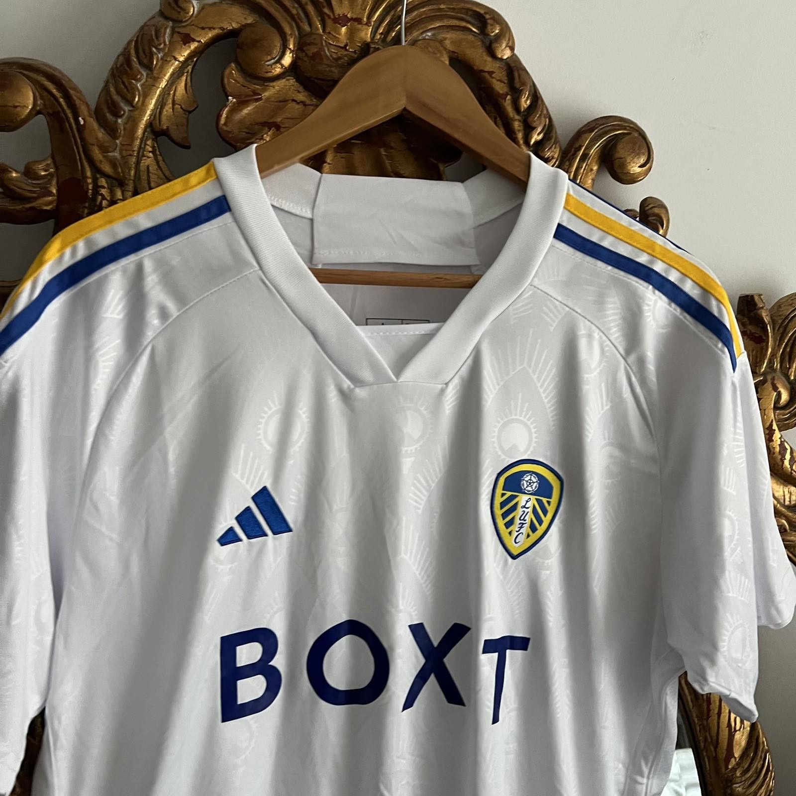 Adidas Adidas Leeds United Home 2023/24 Jersey Football Sz L Size US L / EU 52-54 / 3 - 3 Thumbnail