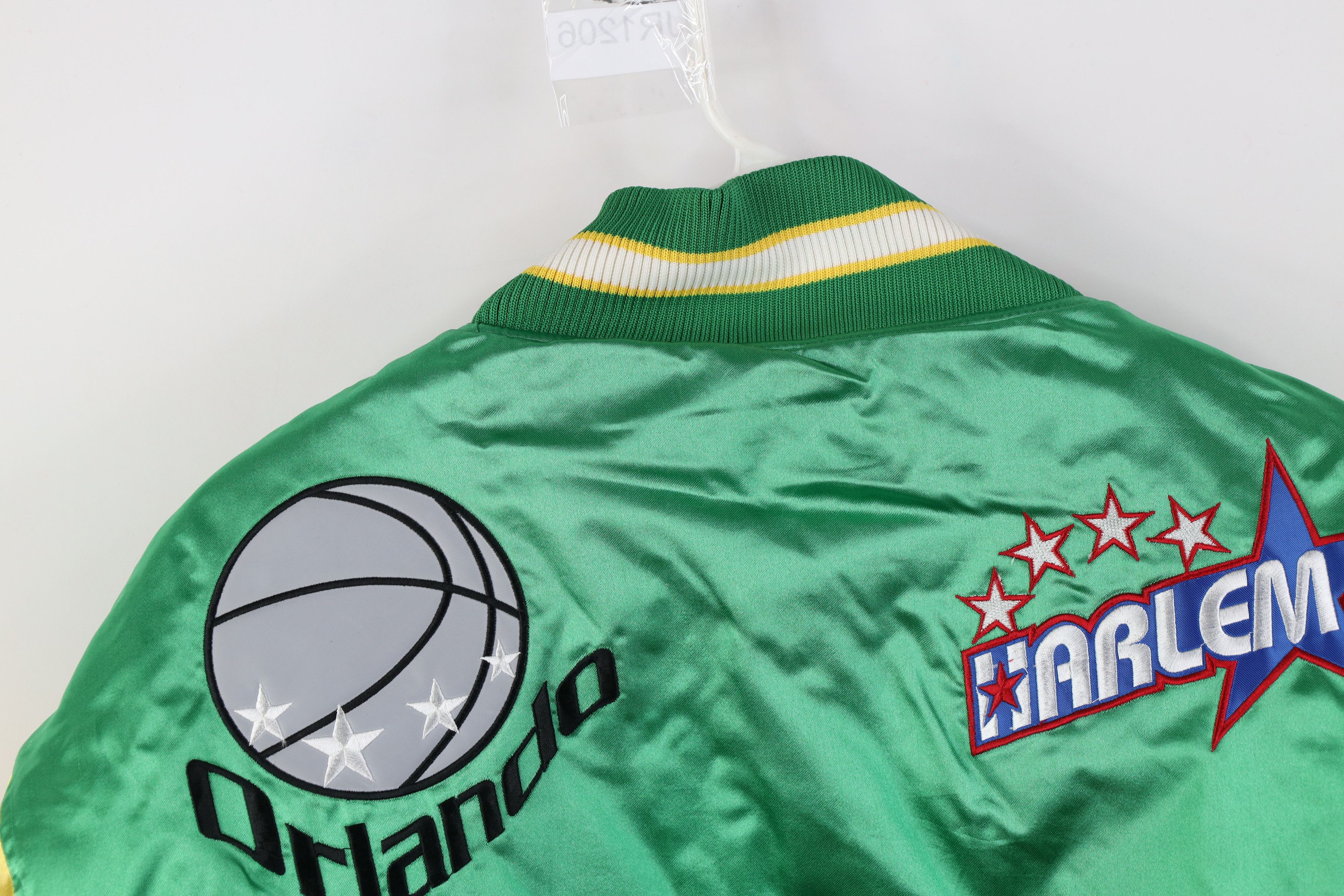 Vintage Deadstock Vintage 90s Y2K Basketball Satin Bomber Jacket Size US XXL / EU 58 / 5 - 13 Thumbnail