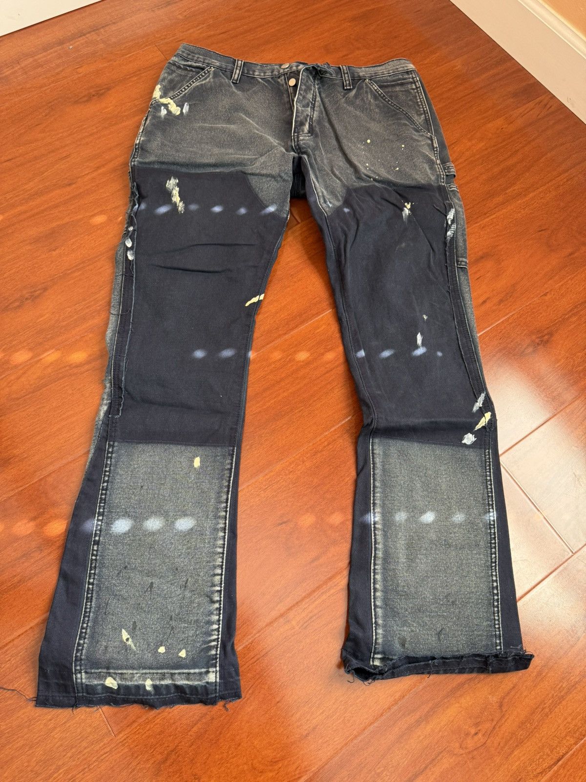 MNML MNML Splatter Flared Jeans Size US 34 / EU 50 - 1 Preview