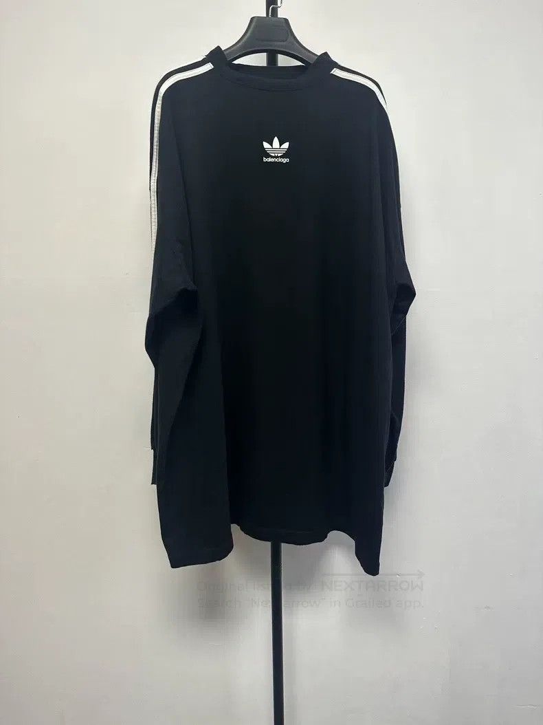 Balenciaga Balenciaga Printed Loose Fit Round Neck Pullover T-Shirt Size US M / EU 48-50 / 2 - 1 Thumbnail