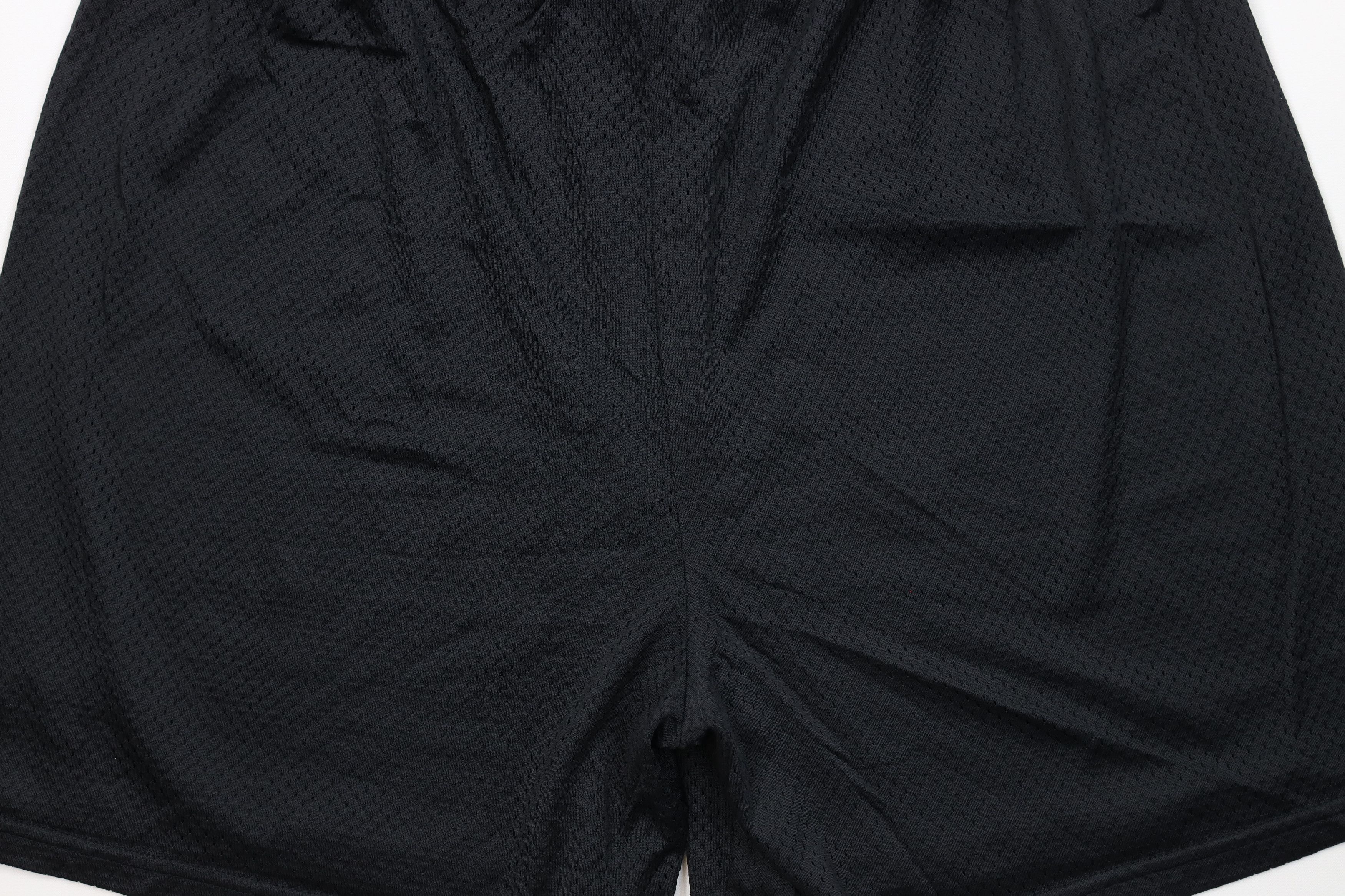 Reebok Vintage 90s Reebok Above Knee Mesh Shorts Black Polyester Size US 34 / EU 50 - 9 Thumbnail