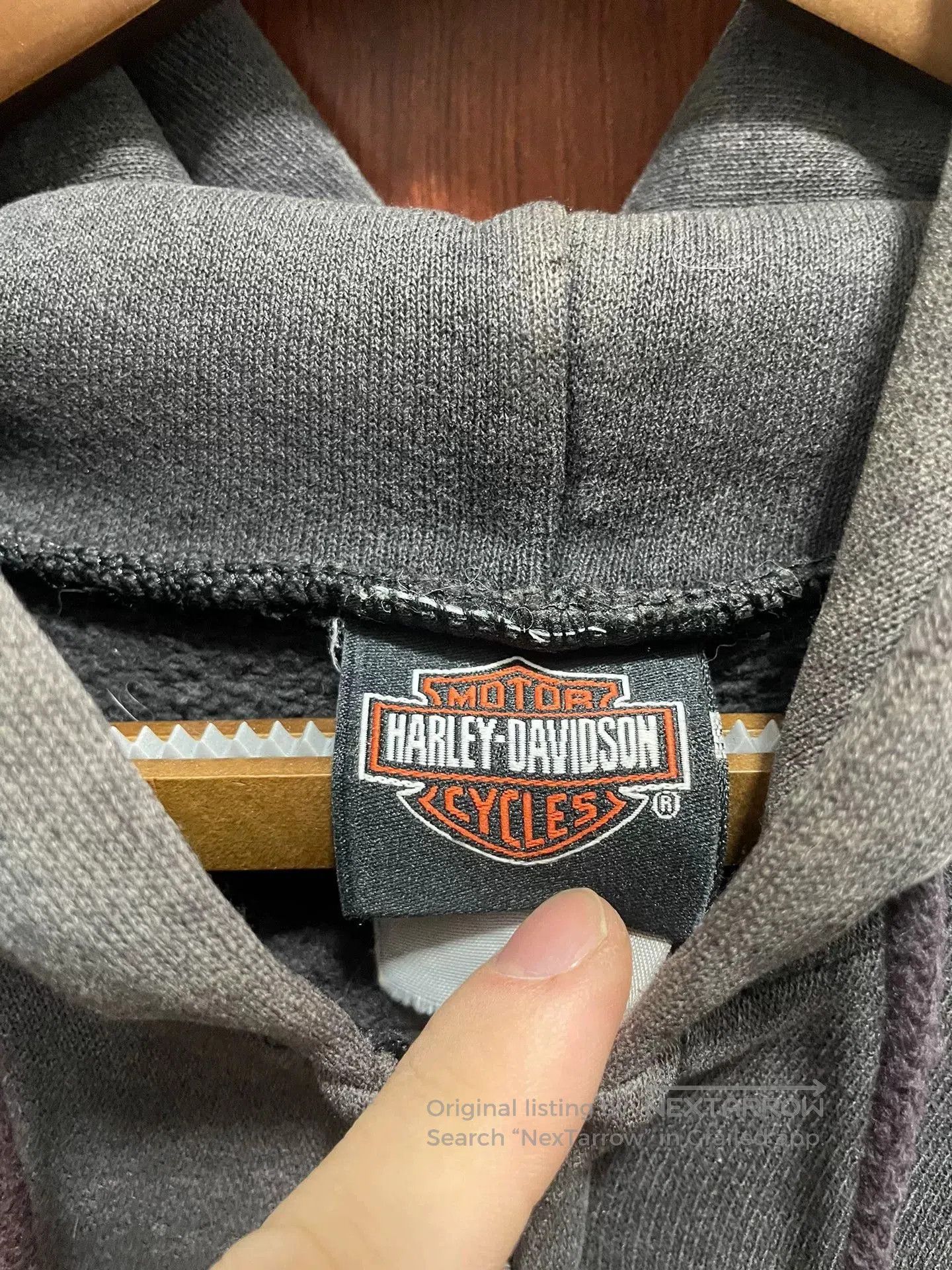 Vintage Vintage Harley Davidson Fade Zip Hoodie. Size US M / EU 48-50 / 2 - 5 Thumbnail