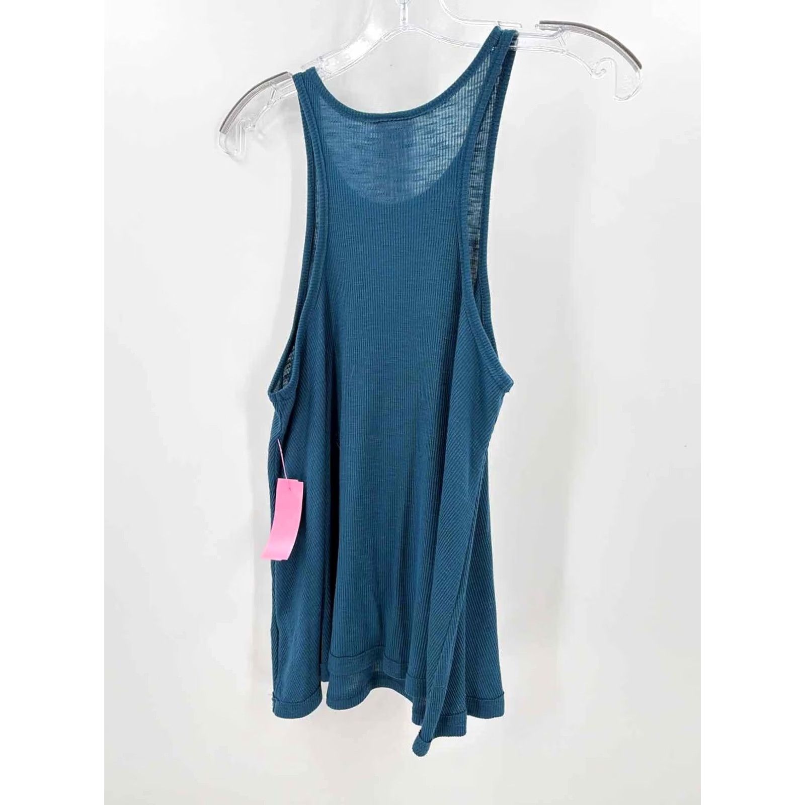 Free People Pre-Owned Free People Blue Size Small Tank Top Size S / US 4 / IT 40 - 2 Thumbnail