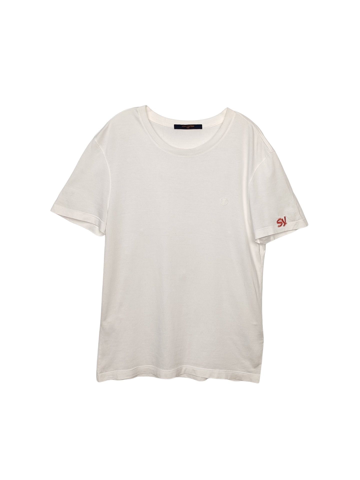 Louis Vuitton Louis Vuitton Embroidered Logo T-Shirt Size S Size S / US 4 / IT 40 - 1 Thumbnail