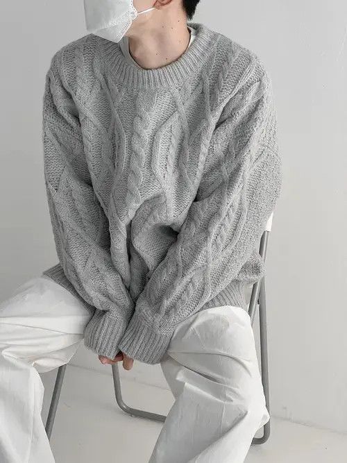 Japanese Brand Sweater knitted Size US L / EU 52-54 / 3 - 1 Thumbnail