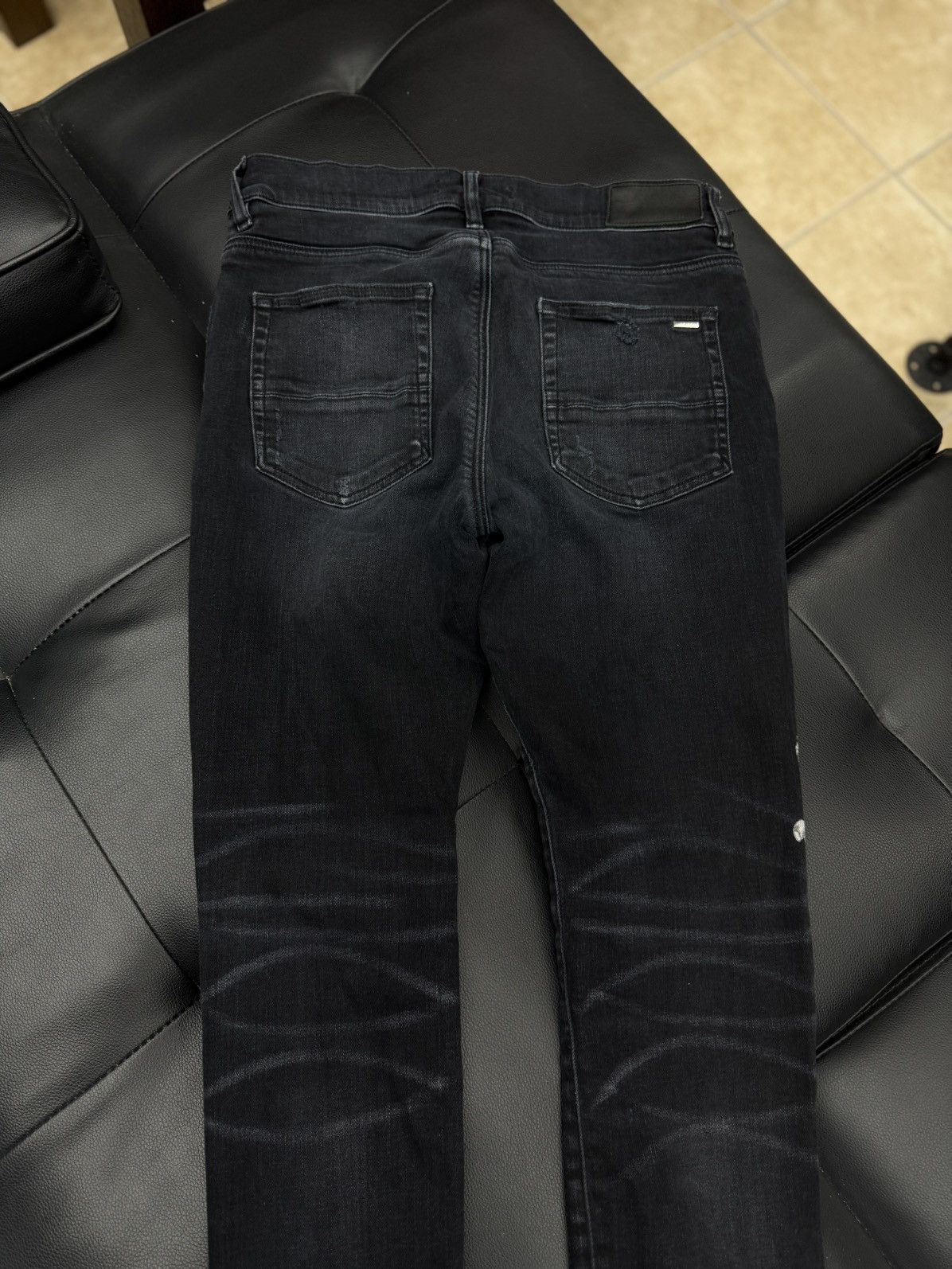 Amiri Amiri Skinny Jeans Angel Leg Logo RARE Size 33 Size US 32 / EU 48 - 14 Thumbnail