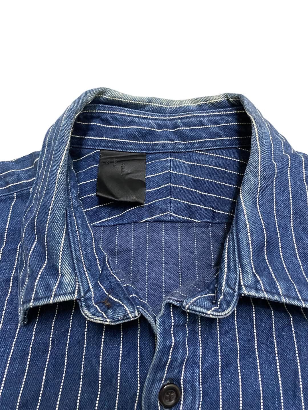 Indigo × Japanese Brand × N.Hoolywood Hollywood Indigo Wabash Shirt Size US M / EU 48-50 / 2 - 3 Thumbnail