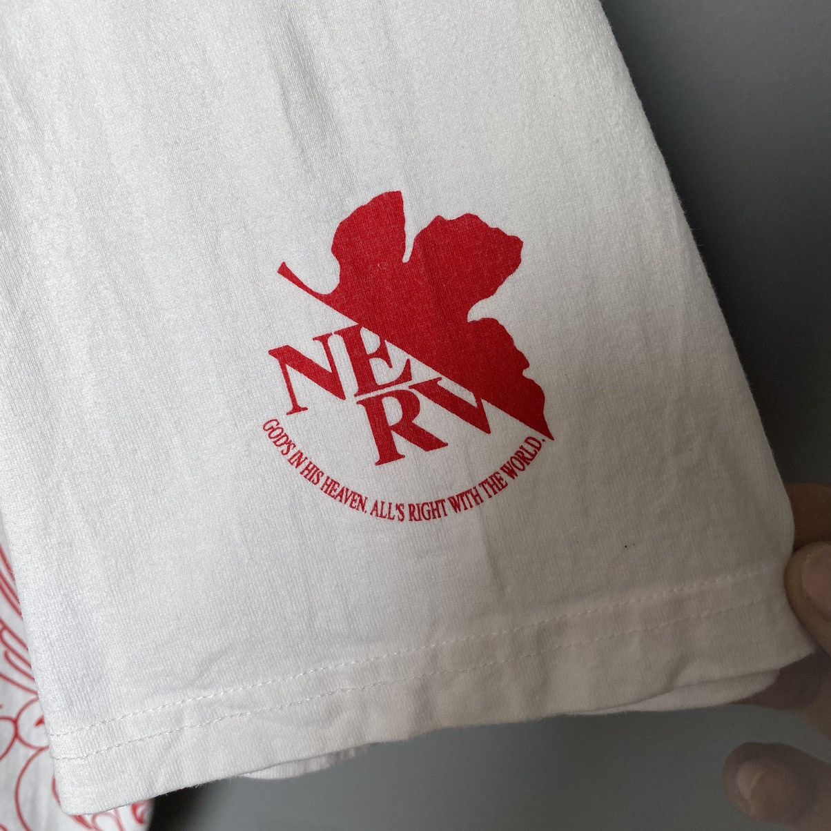 Anime NERV Lilith Evangelion Oversized ERD GRUNGE THRASHED TEE Size US XXL / EU 58 / 5 - 5 Thumbnail