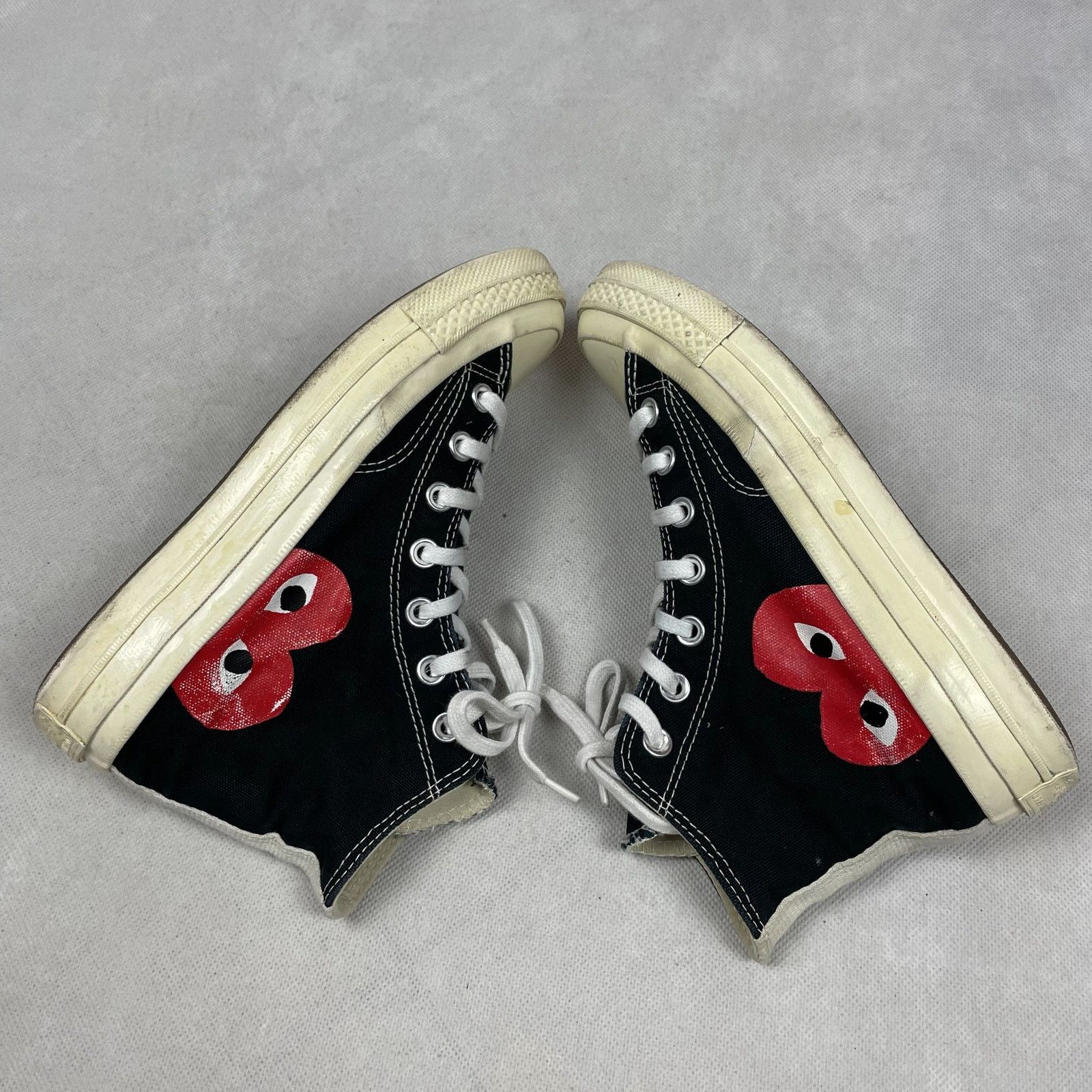 Comme des Garcons × Converse Converse x Comme des Garçons Play Chuck 70 150204C Men Shoes Size US 5 / EU 37 - 3 Thumbnail