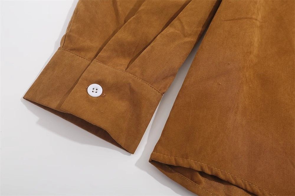Japanese Brand × Vintage Men's loose handsome versatile casual long-sleeved shirt Size US M / EU 48-50 / 2 - 5 Thumbnail