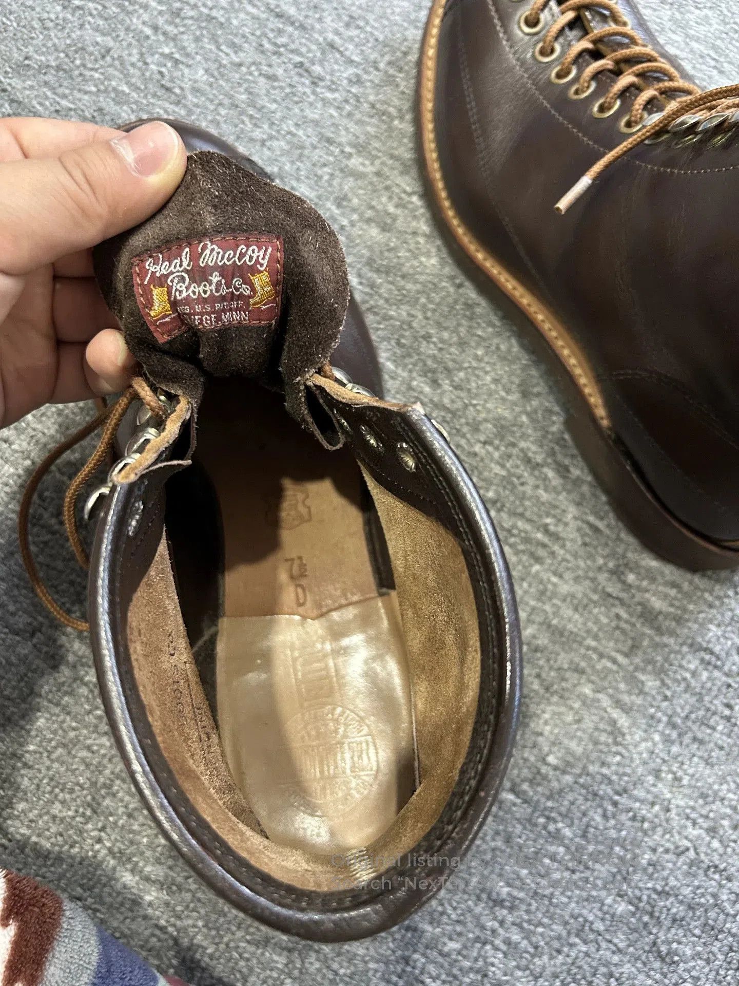 The Real McCoy's Real McCoy Short Boots in Brown. Size US 7.5 / EU 40-41 - 5 Thumbnail