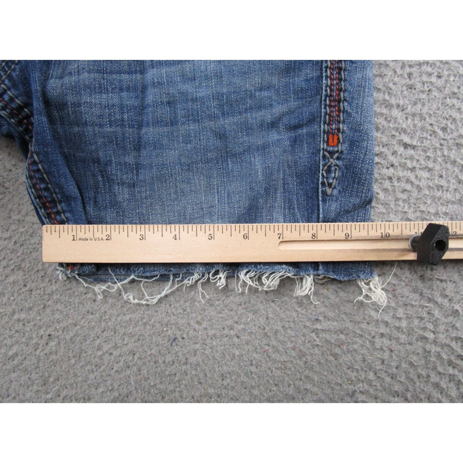 Vintage Rock Revival Men’s Jeans Bootcut Blue 33 Size Cut Offs Size US 33 - 7 Thumbnail