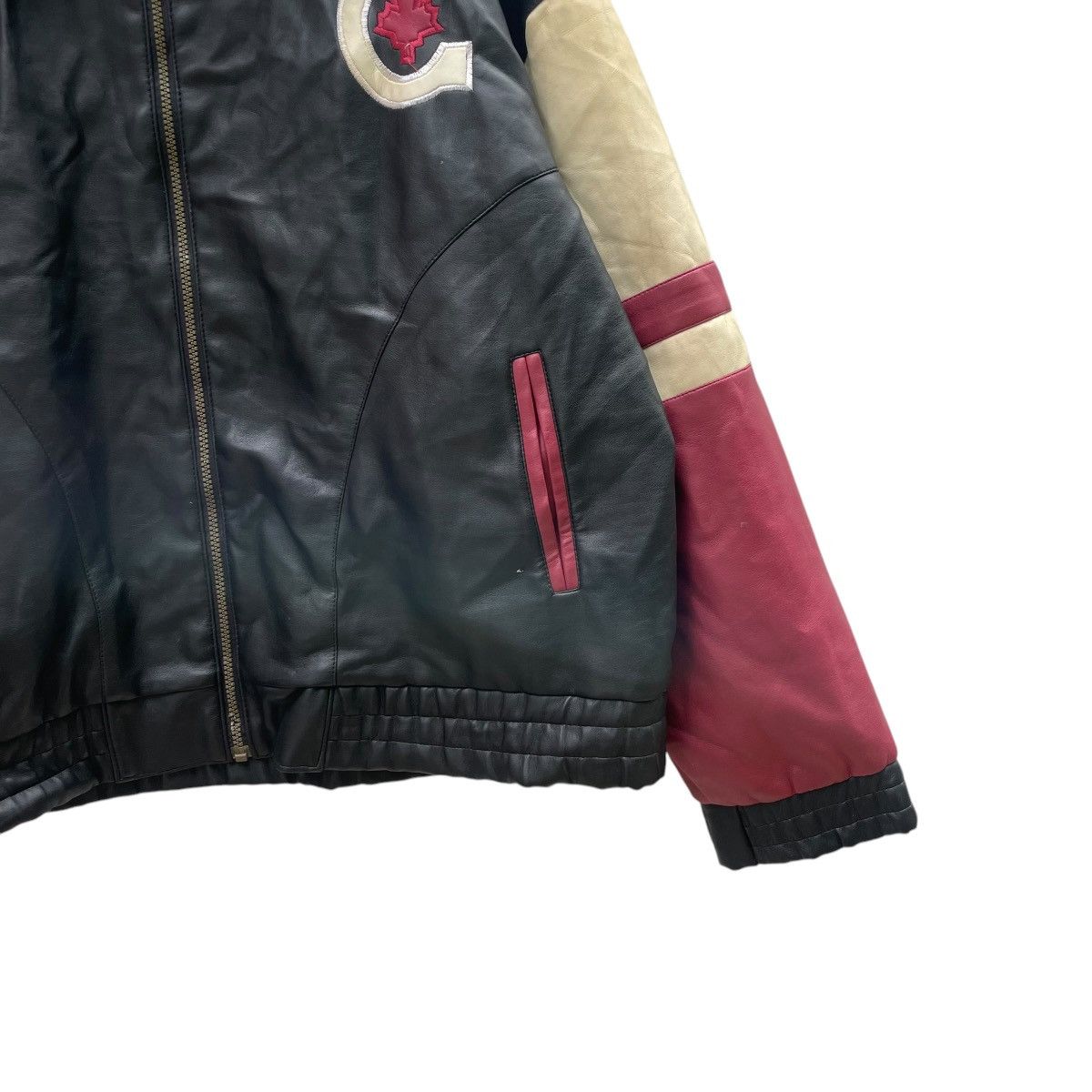 Vintage 💥Vintage Boxer American Big Log Canada Flag Jacket Size US XL / EU 56 / 4 - 6 Thumbnail