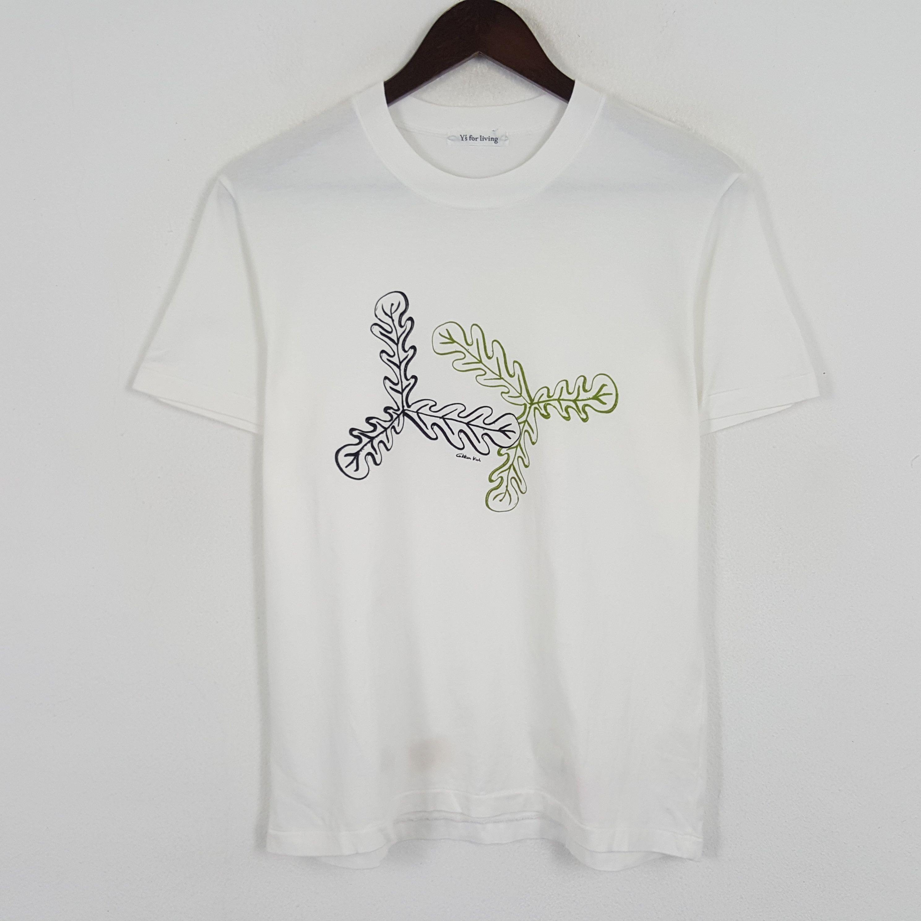 Japanese Brand × Vintage × Yohji Yamamoto Vintage Y's For Living Japanese Tshirt Size US M / EU 48-50 / 2 - 1 Thumbnail