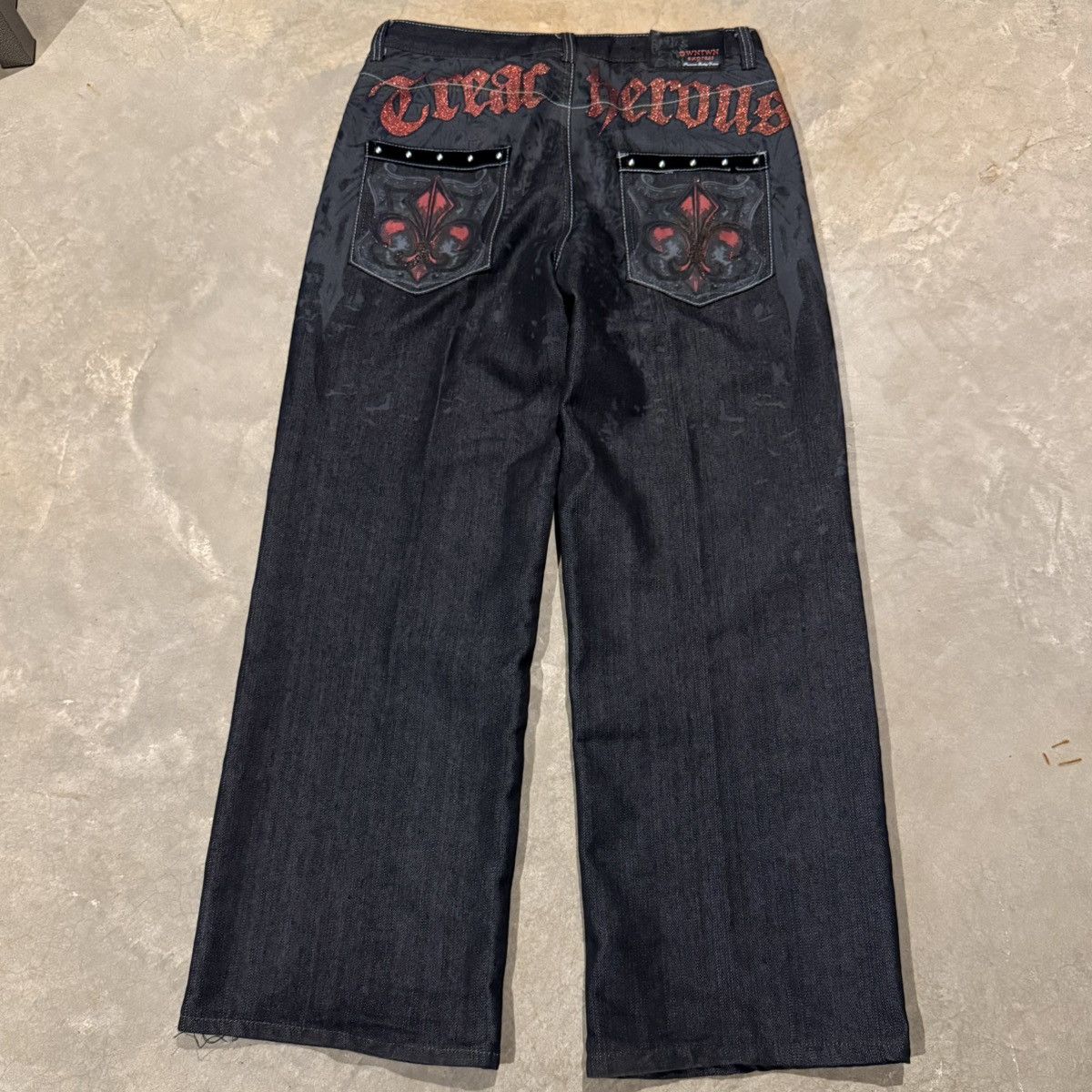 Vintage Vintage 2000s Treacherous Baggy Jeans ERD Grunge Y2K Skater Size US 36 / EU 52 - 2 Thumbnail