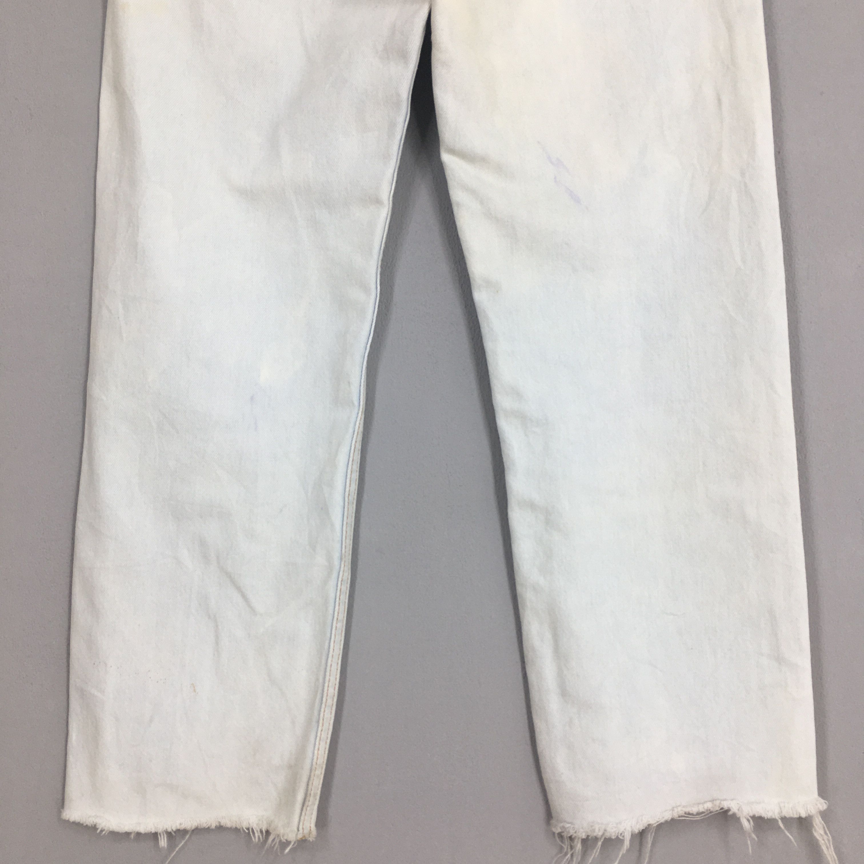 Levi's Size 29x27 Vintage 90s Levi's 501 Pale Blue Jeans S1932 Size US 29 - 11 Thumbnail