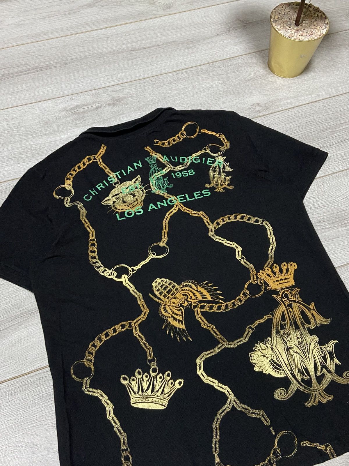 Ed Hardy Ed Hardy big print 🇺🇸 USA vintage big logo polo shirt Size US M / EU 48-50 / 2 - 9 Thumbnail