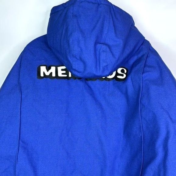 Vintage Menards Blue Insulated Hooded Jacket Large Size US L / EU 52-54 / 3 - 5 Thumbnail