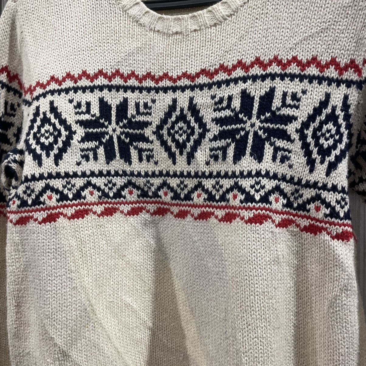 Polo Ralph Lauren Polo Ralph Lauren Cream Nordic Knit Sweater Size US M / EU 48-50 / 2 - 6 Thumbnail